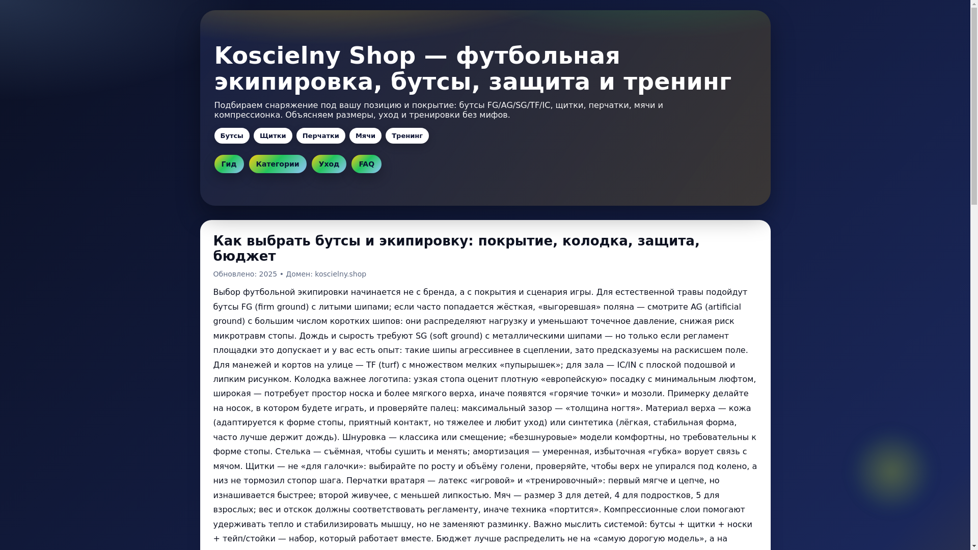 website screenshot of https://koscielny.pages.dev/