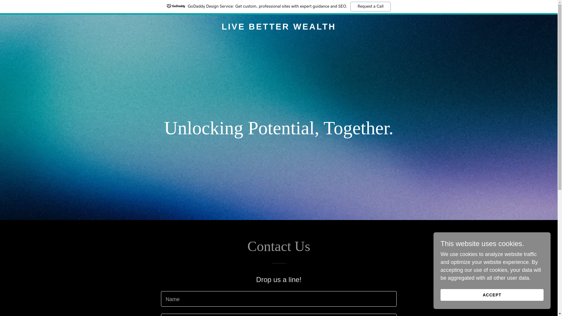 website screenshot of https://livebetterwealth.com/