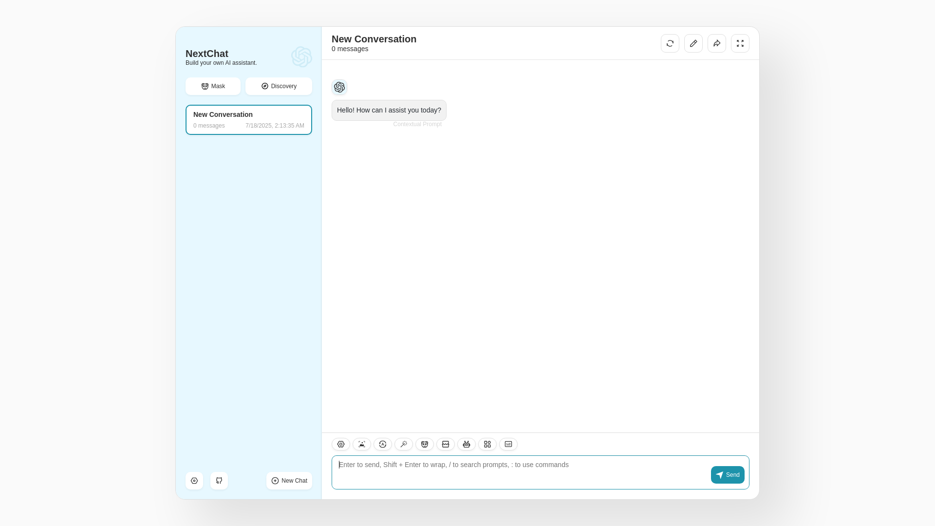 website screenshot of https://chatgpt-next-web-11w.pages.dev/