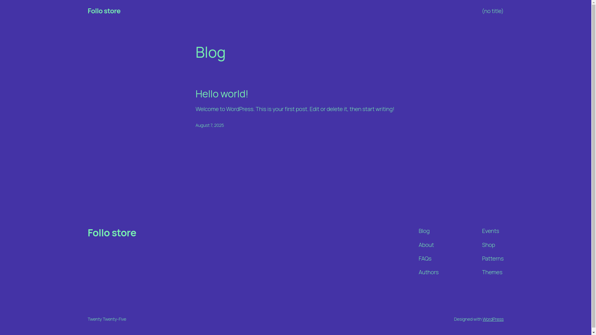 website screenshot of https://followmayne.com/