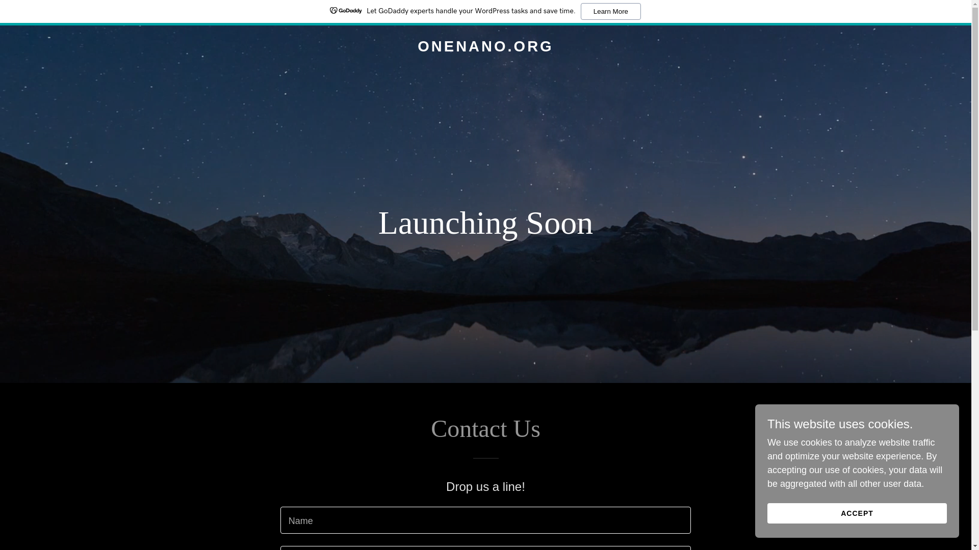 website screenshot of https://onenano.org/