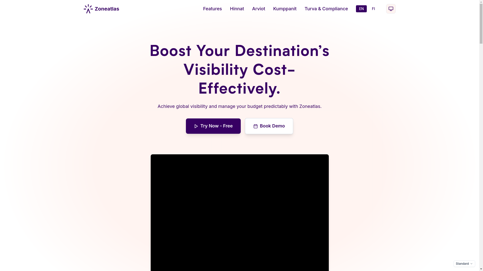 website screenshot of https://destination-map.com/