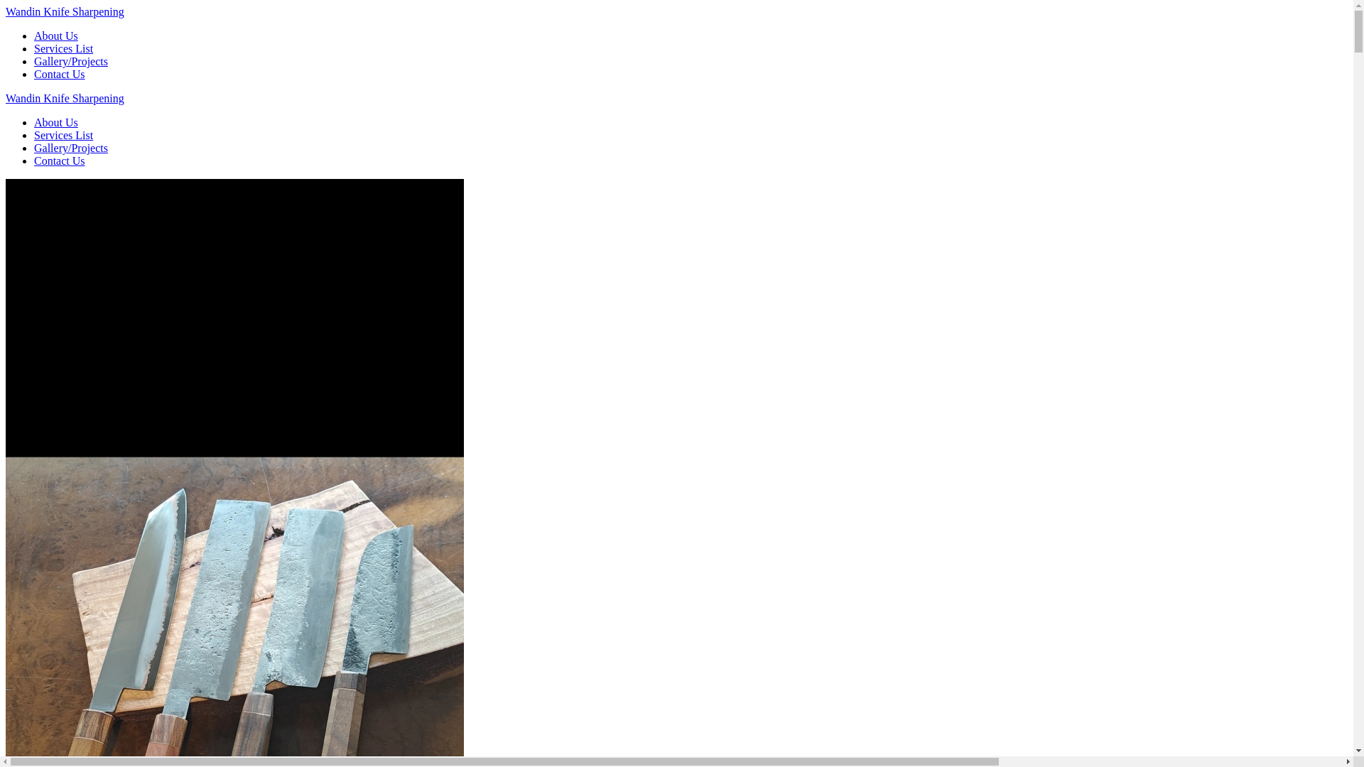 website screenshot of https://wandinknifesharpening.online/