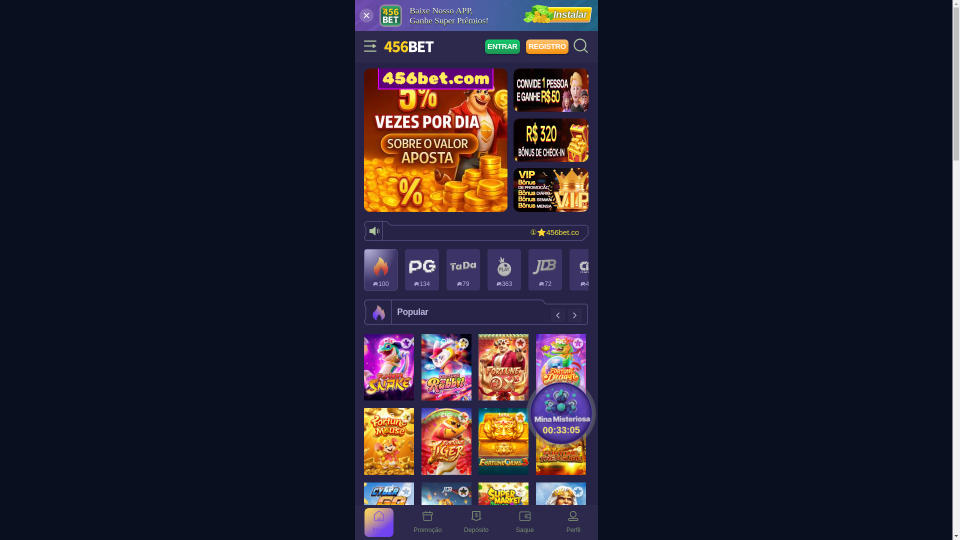 website screenshot of https://456bette.com/