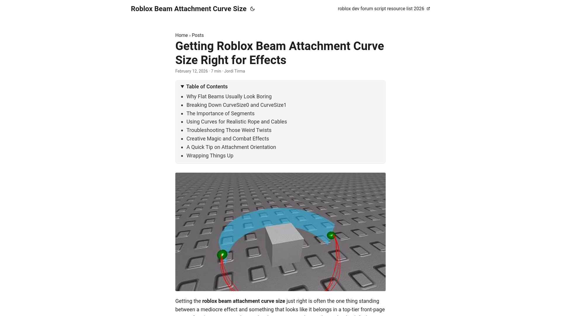 website screenshot of https://roblox-beam-attachment-curve-size.pages.dev/