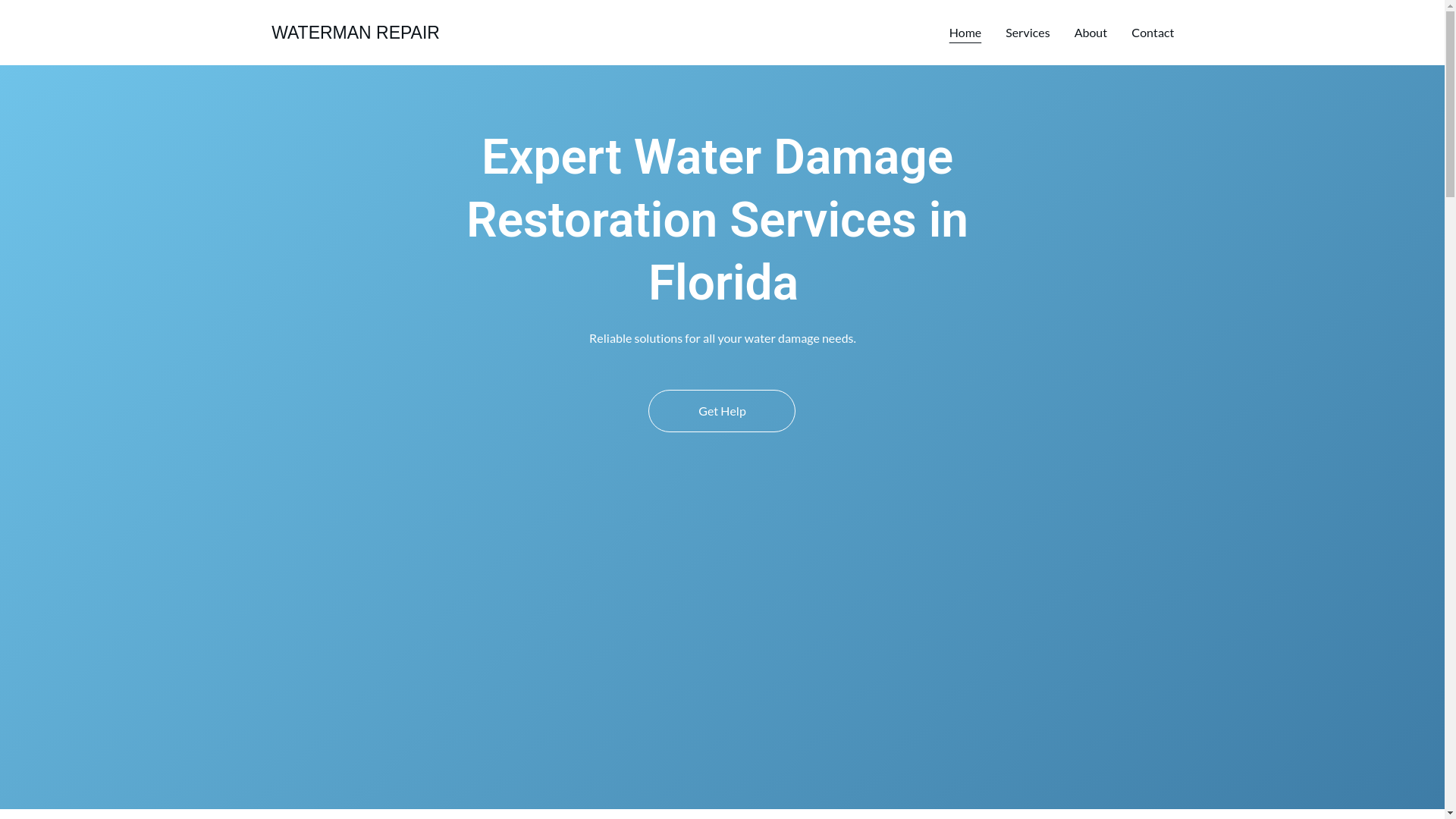 website screenshot of https://watermanrepairwaterdamage.shop/