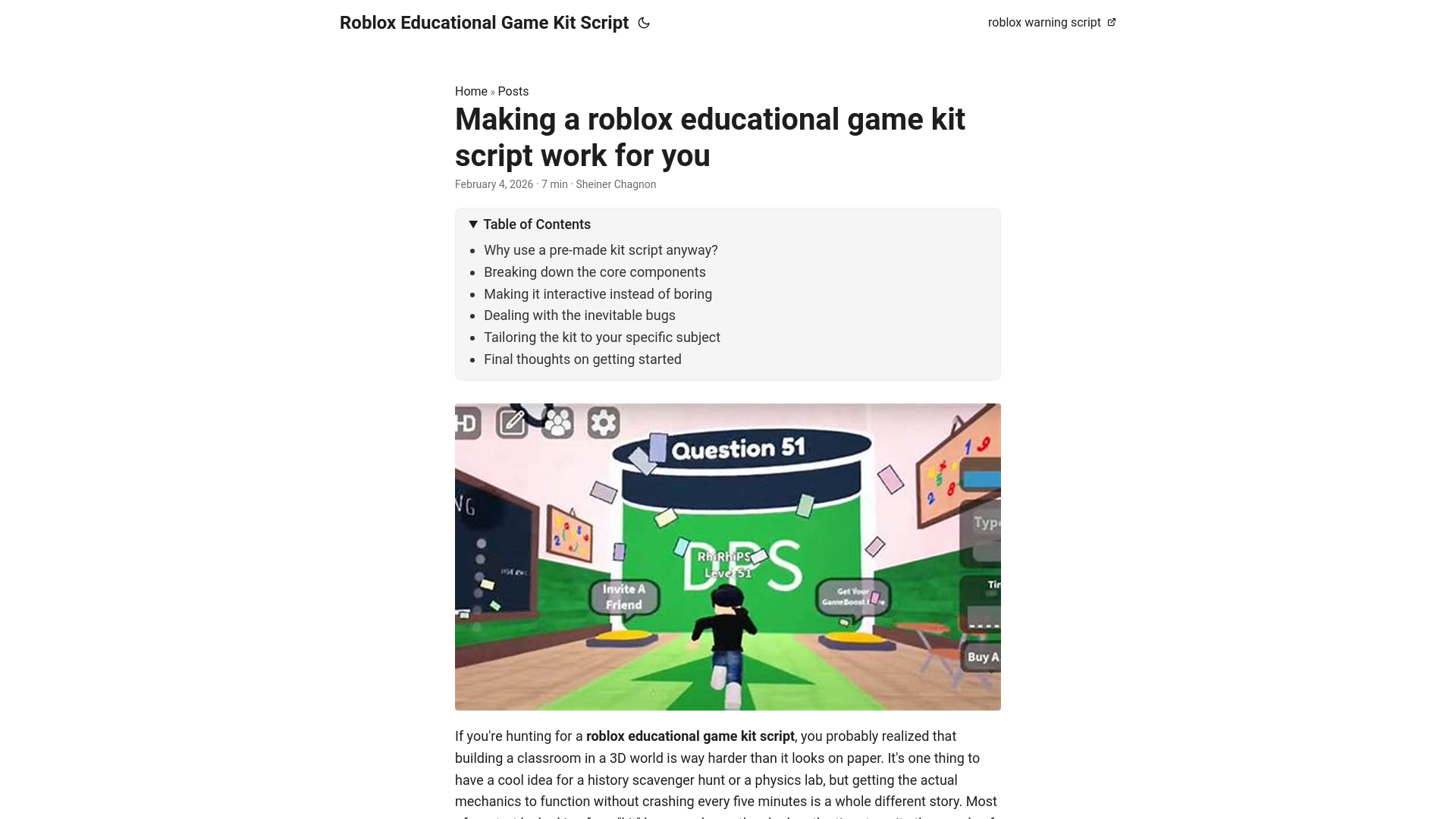 website screenshot of https://roblox-educational-game-kit-script.pages.dev/