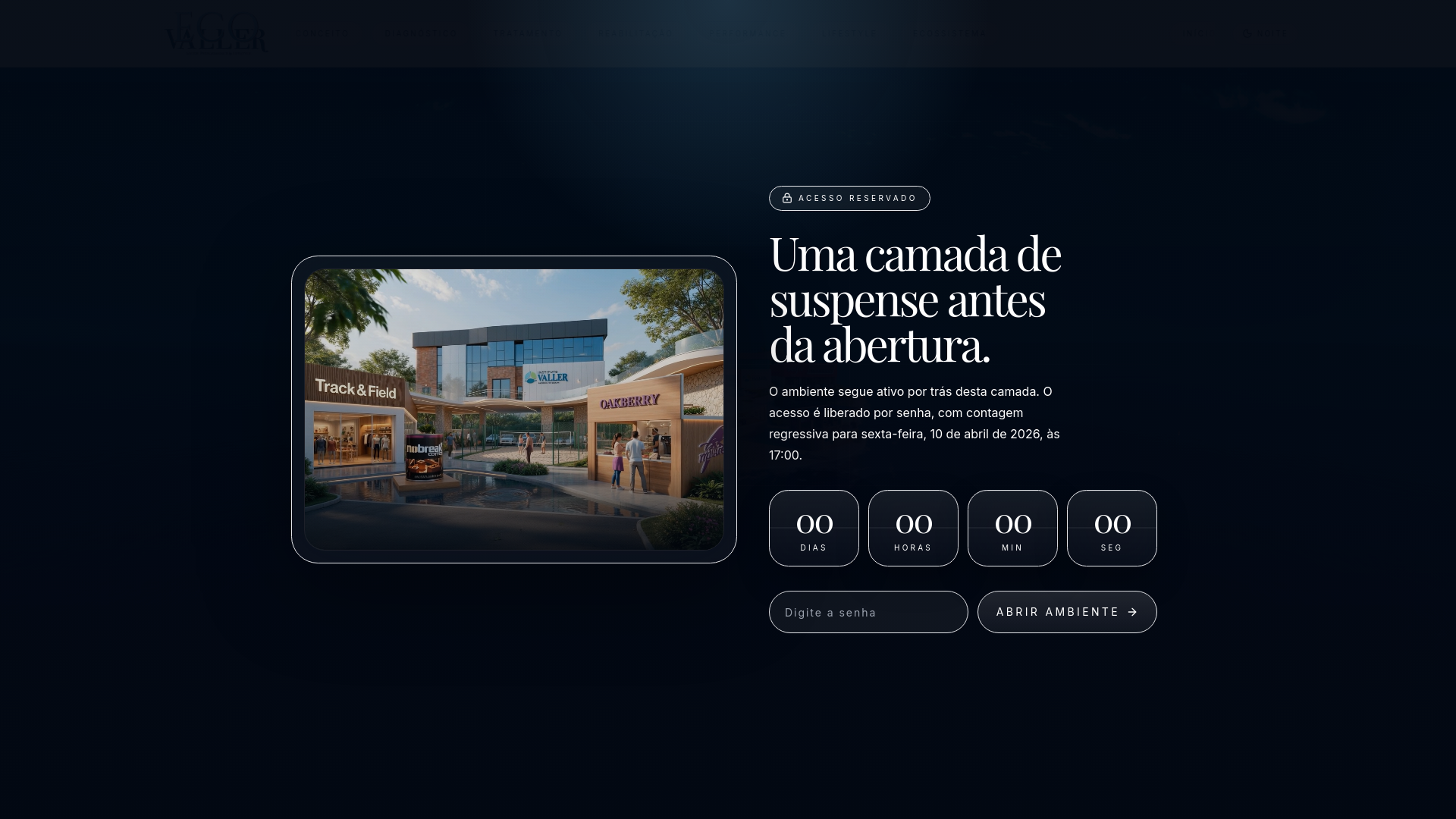 website screenshot of https://ecovaller.com.br/