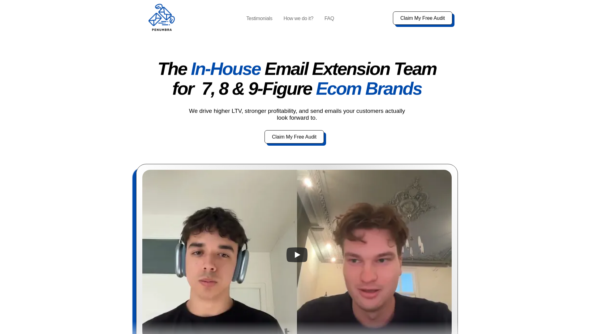 website screenshot of https://penumbraflowreport.info/