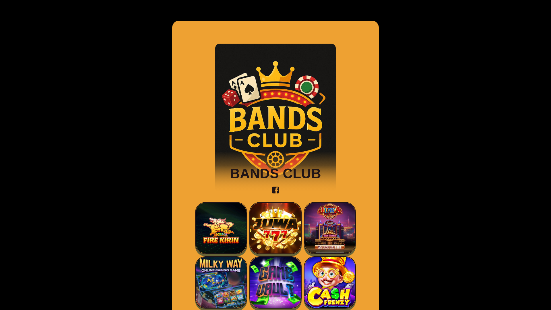 website screenshot of https://bandsclub.org/