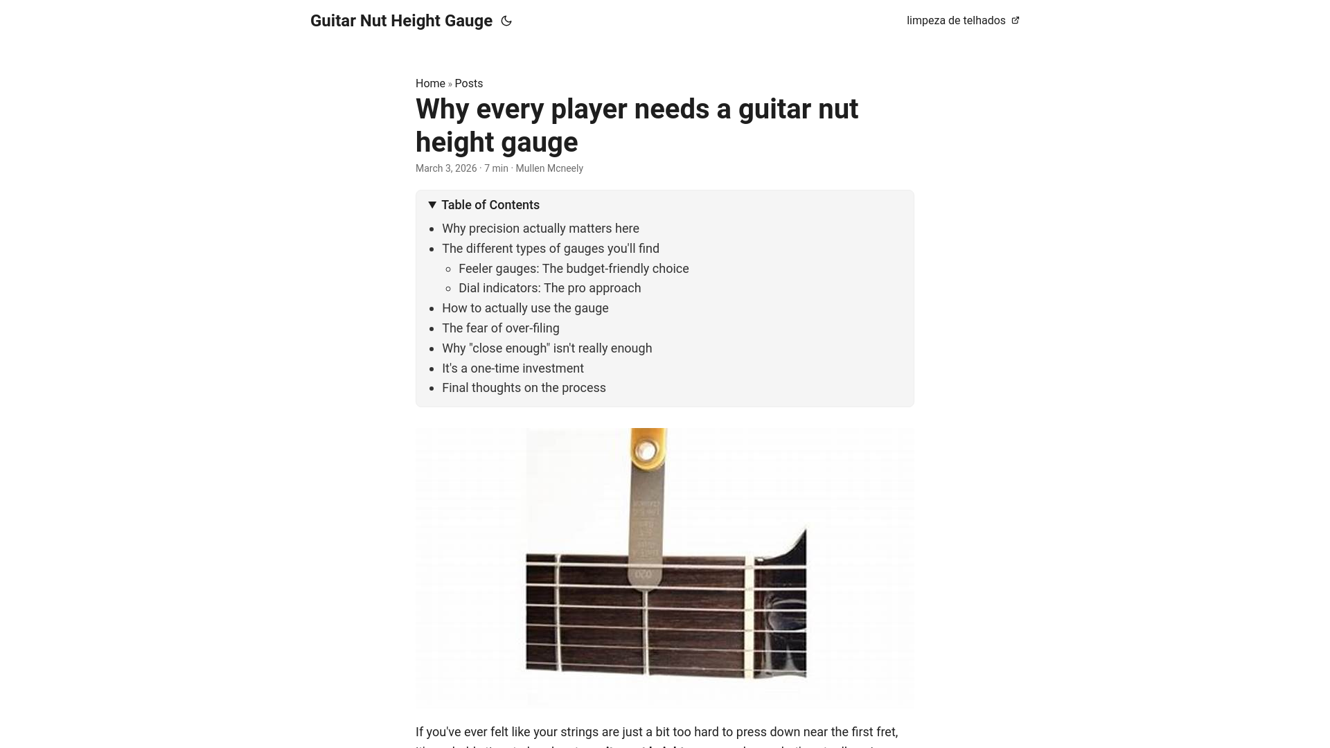 website screenshot of https://guitar-nut-height-gauge.pages.dev/