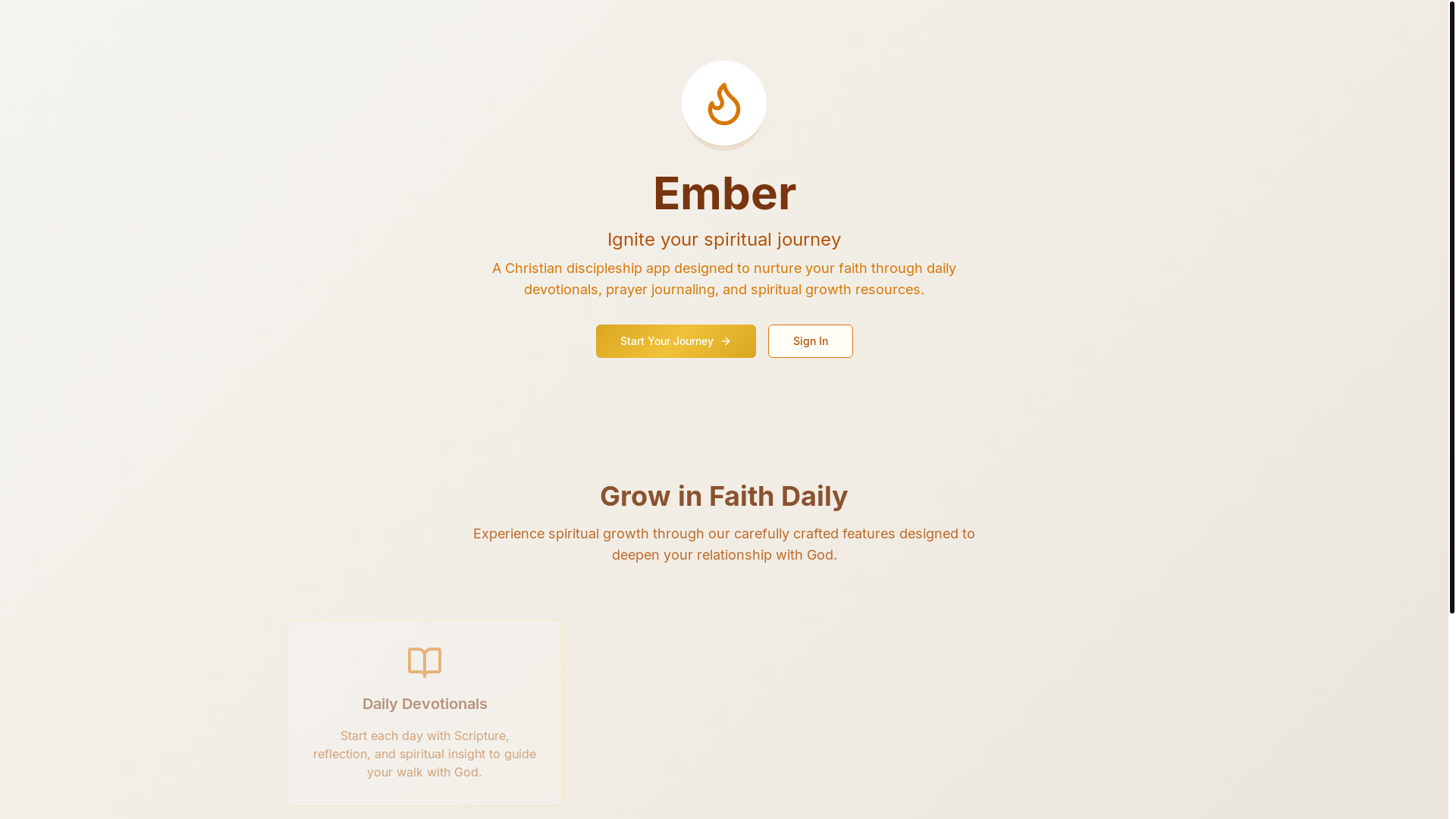 website screenshot of https://gracefulabodeember.com/