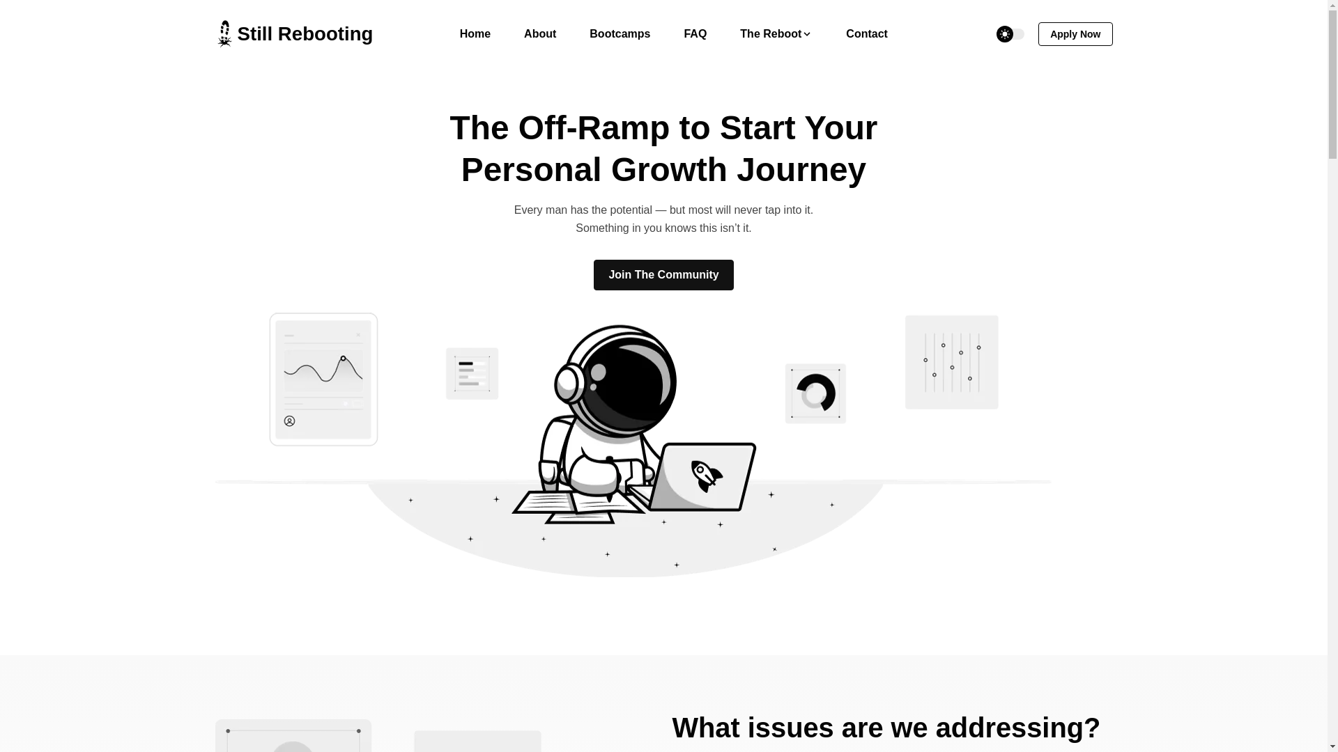 website screenshot of https://still-rebooting.pages.dev/