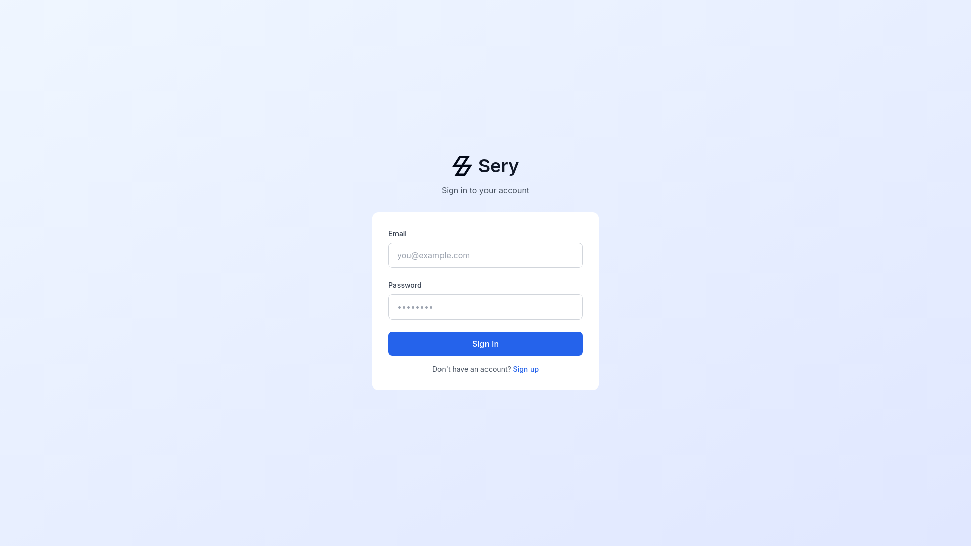 website screenshot of https://seryai-dashboard.pages.dev/