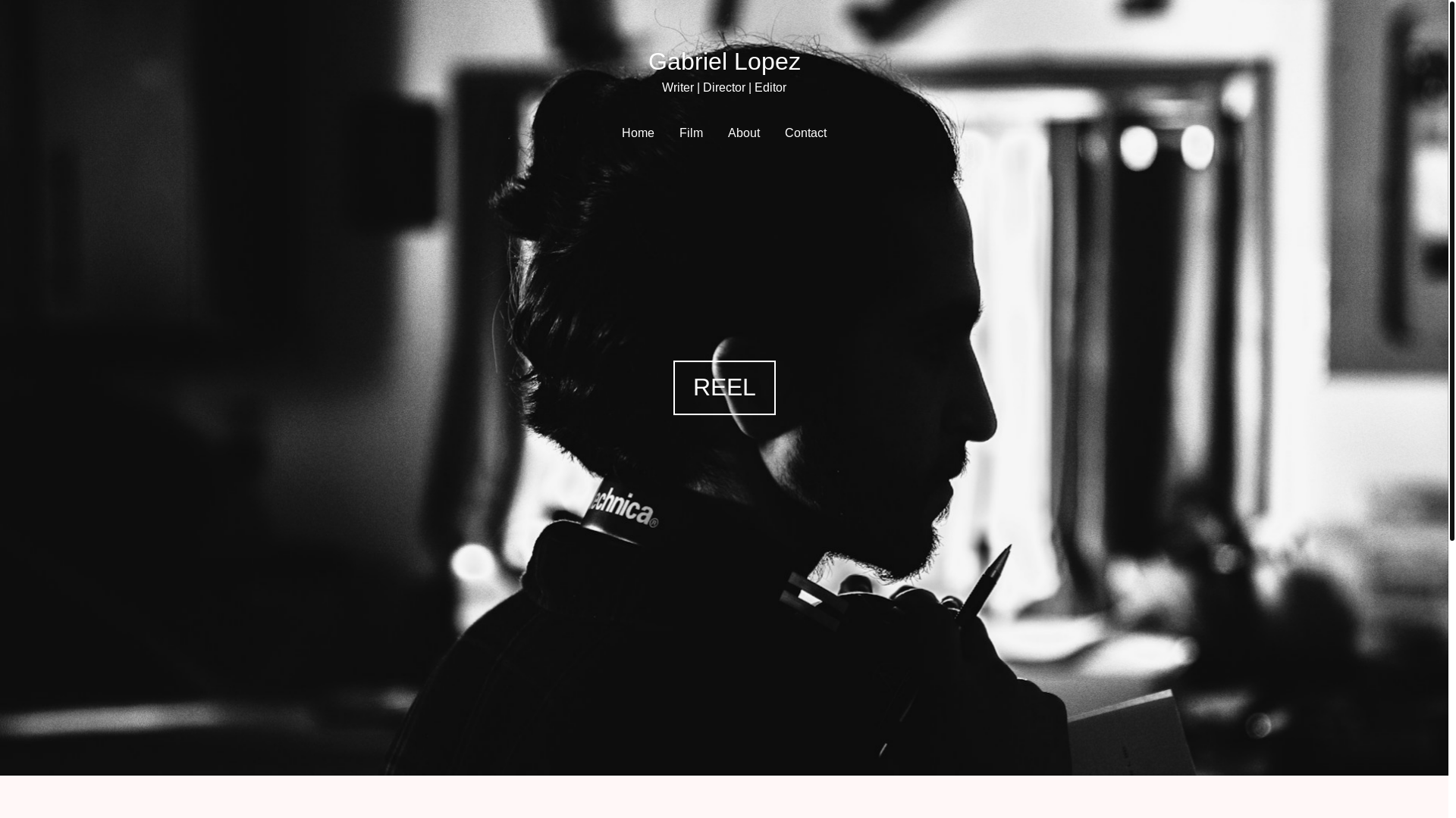 website screenshot of https://gabriellopezfilm.com/