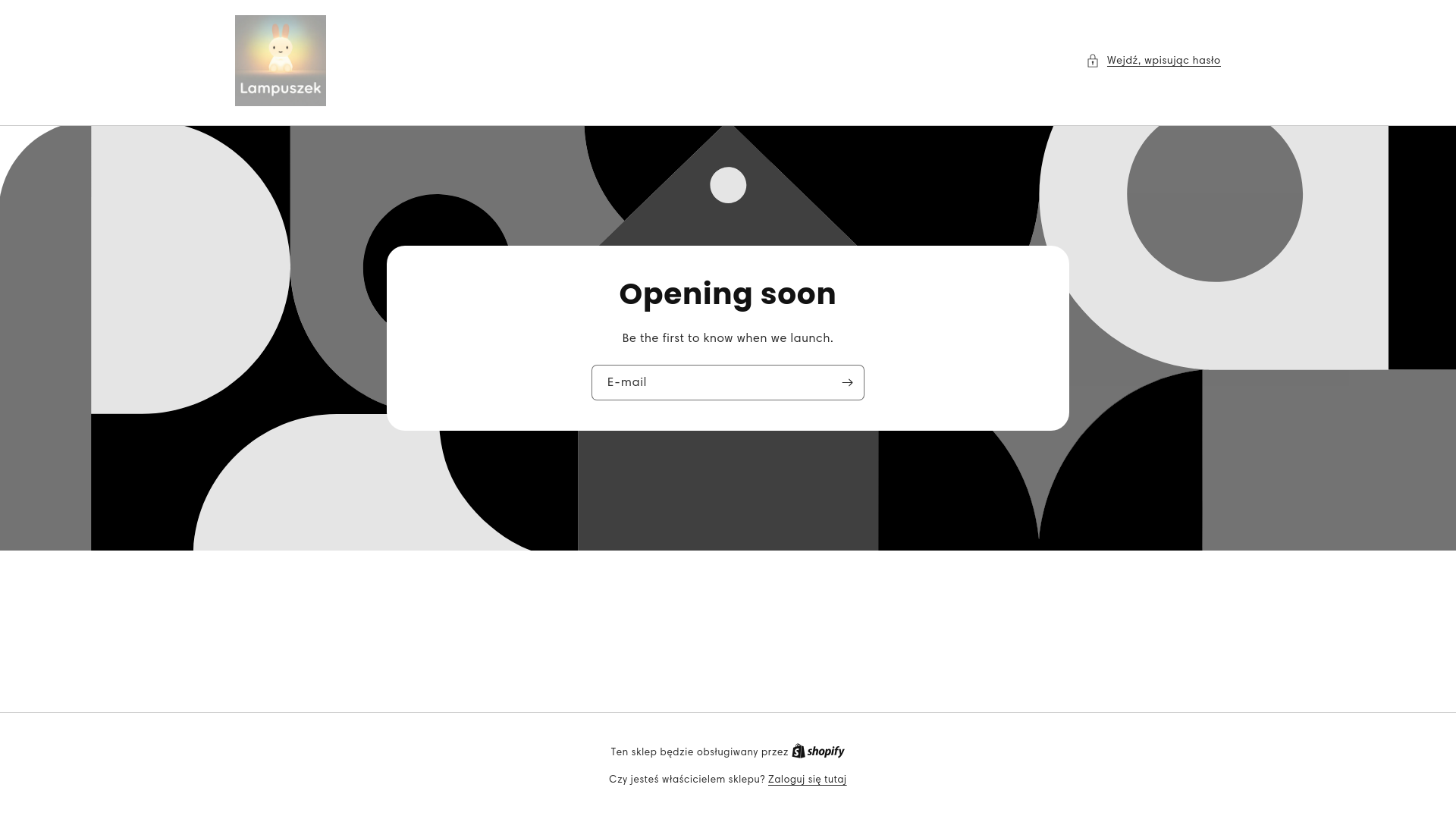 website screenshot of https://lampuszek.pl/