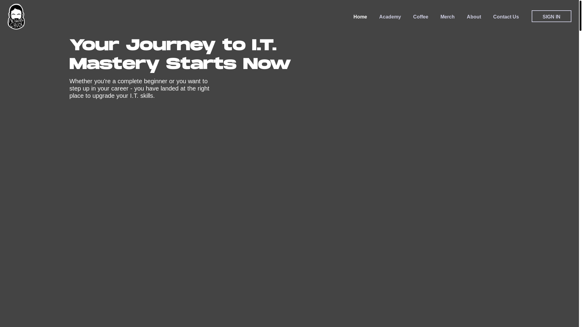 website screenshot of https://networkchuck.com/