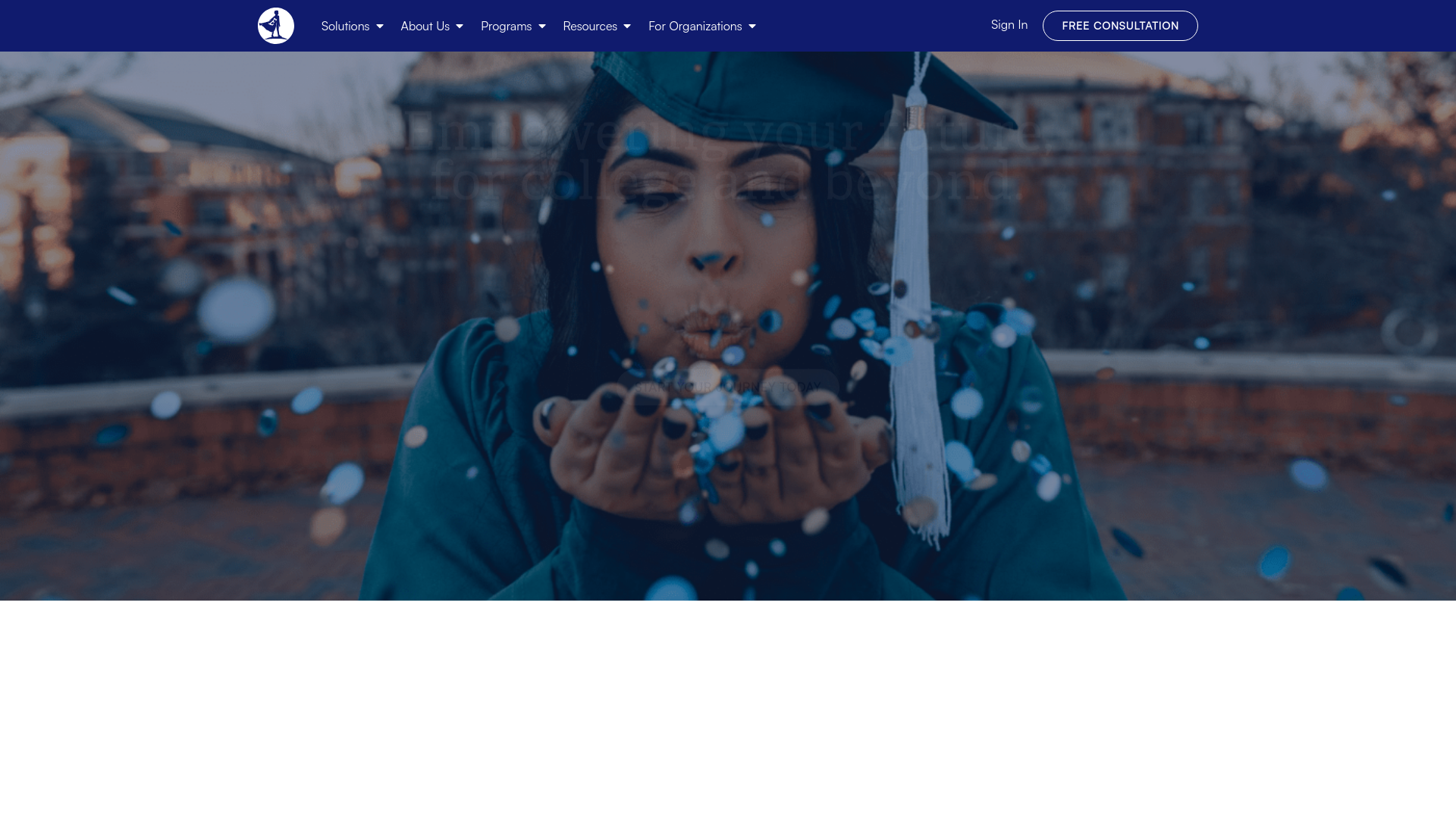 website screenshot of https://empowerlyevents.com