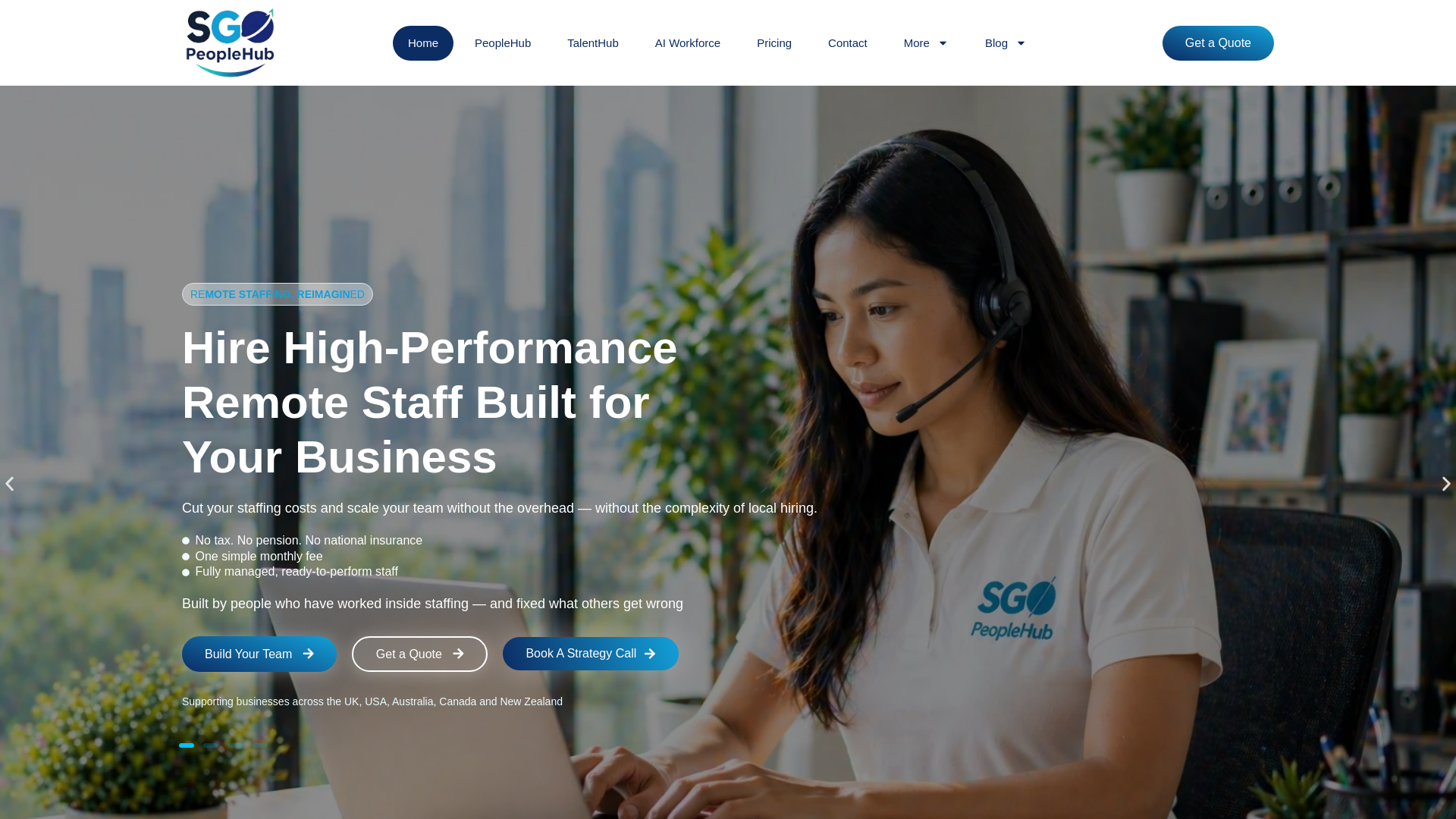 website screenshot of https://remotestaffusa.com/