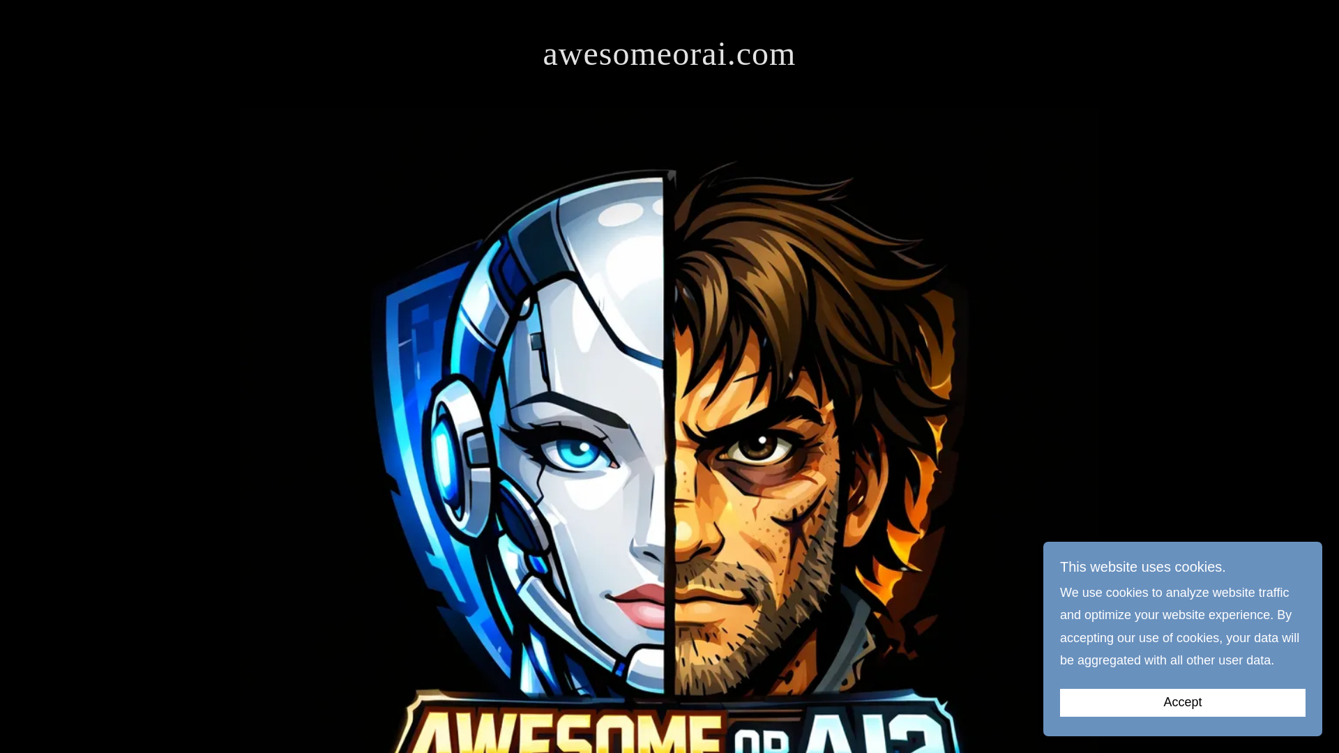 website screenshot of https://awesomeorai.com/