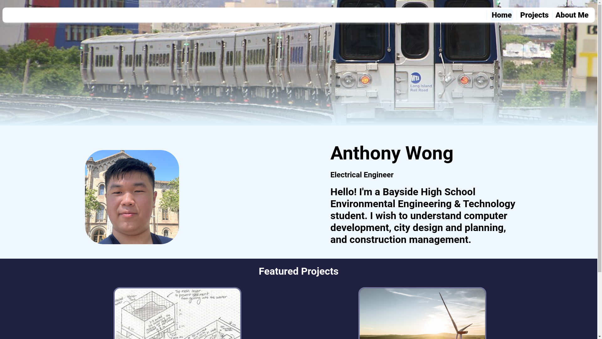 website screenshot of https://anthonysdwong.me/