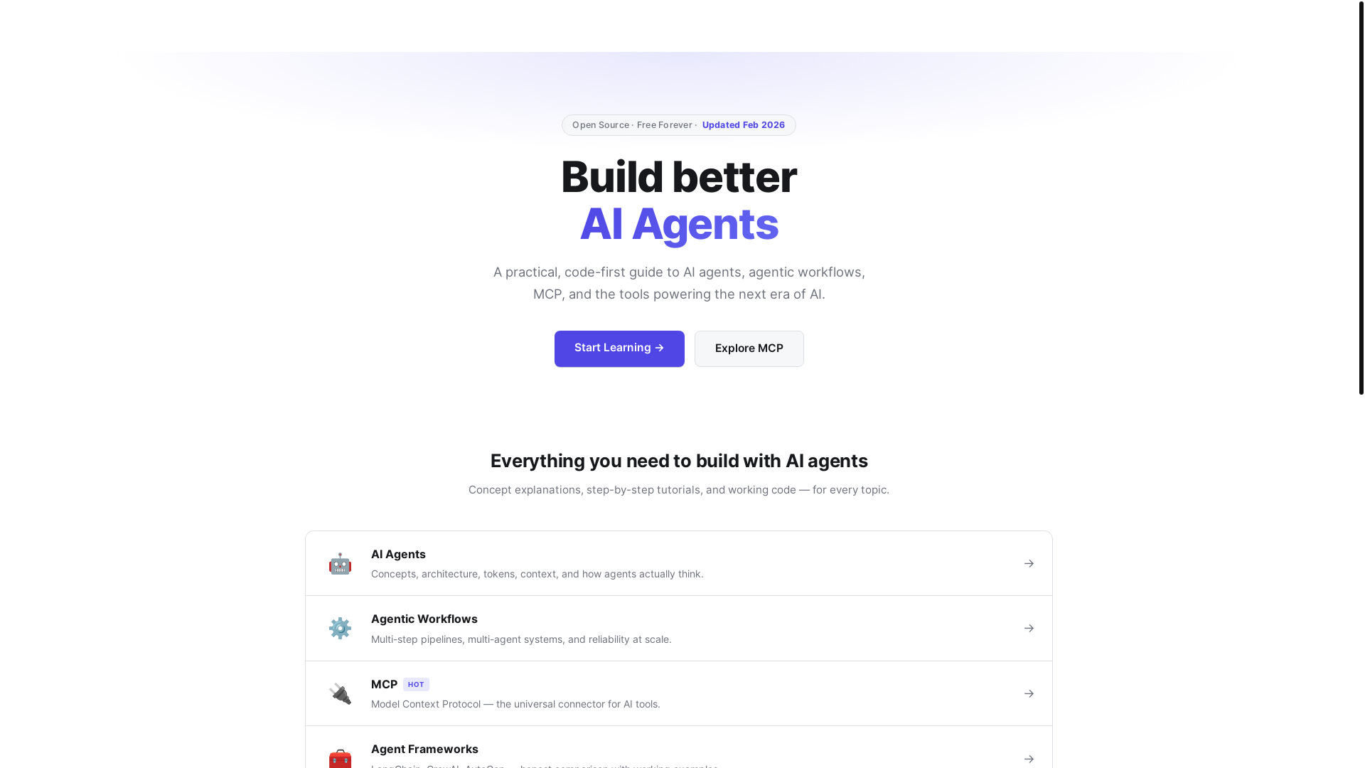 website screenshot of https://ai-agents-guide-1jj.pages.dev/