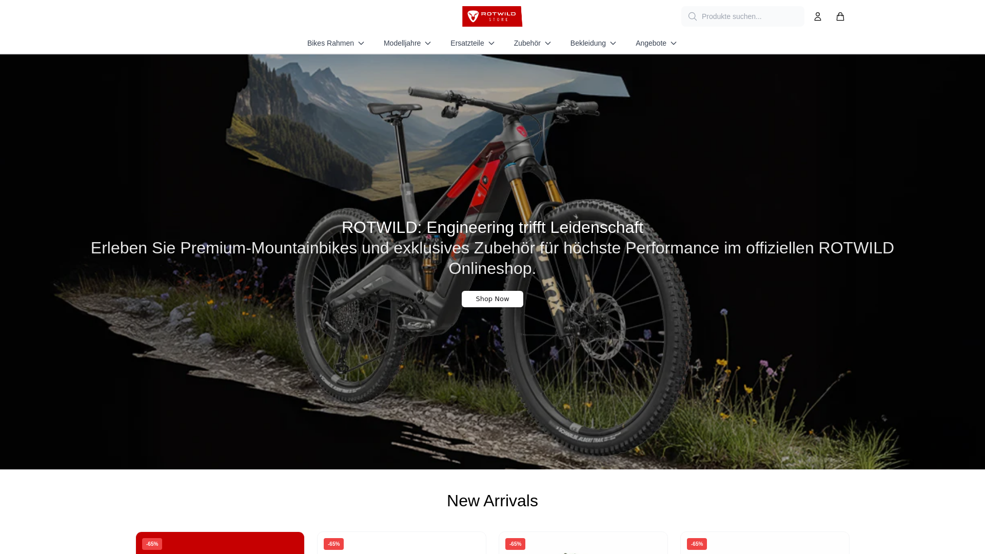 website screenshot of https://rotwildstorekoblenzpro.shop/