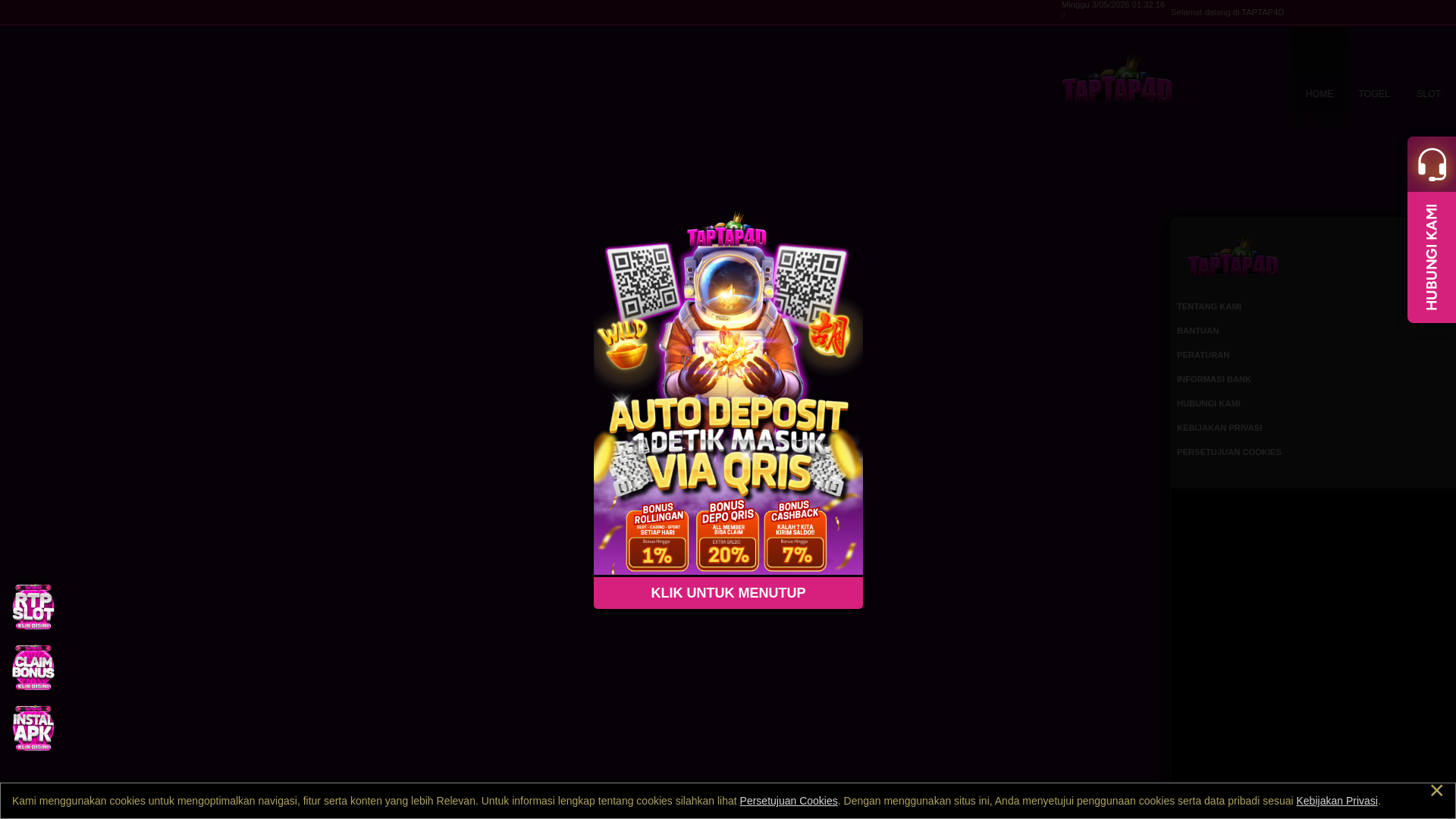 website screenshot of https://taptaptinggi.com/