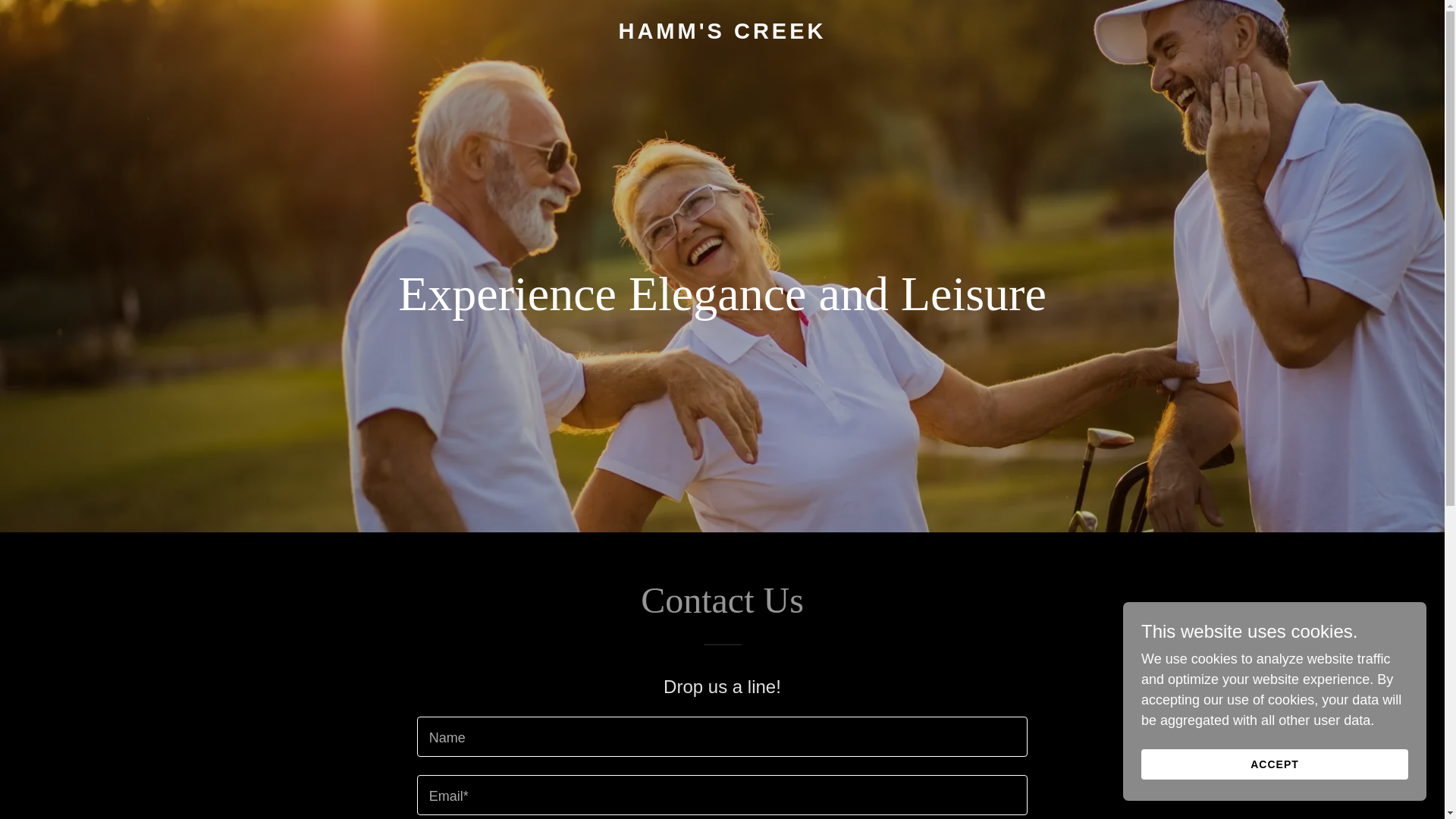 website screenshot of https://hammscreek.com/