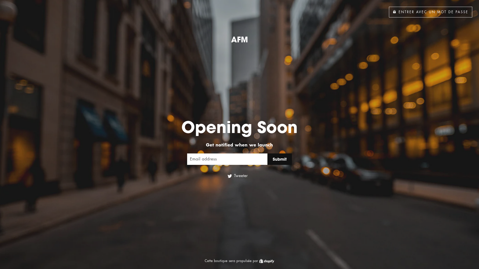website screenshot of https://afm-store.com/