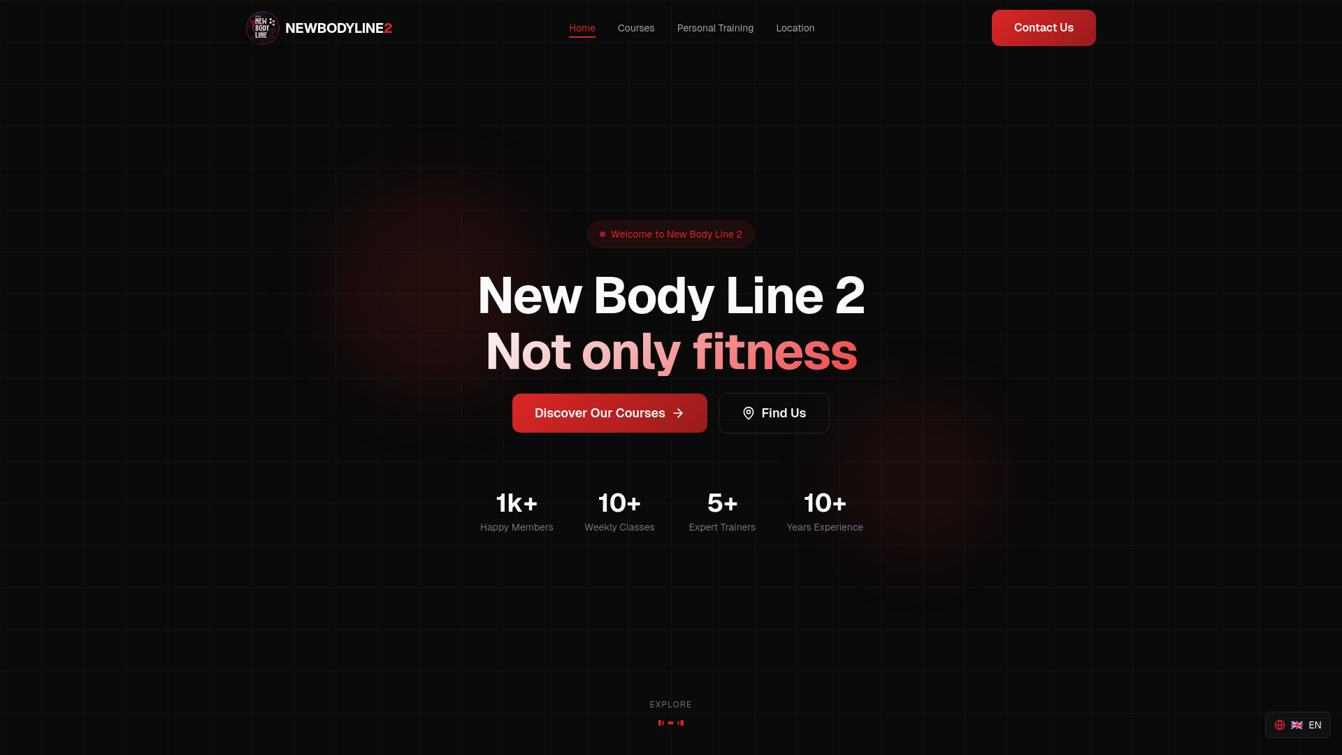 website screenshot of https://newbodyline2.it/