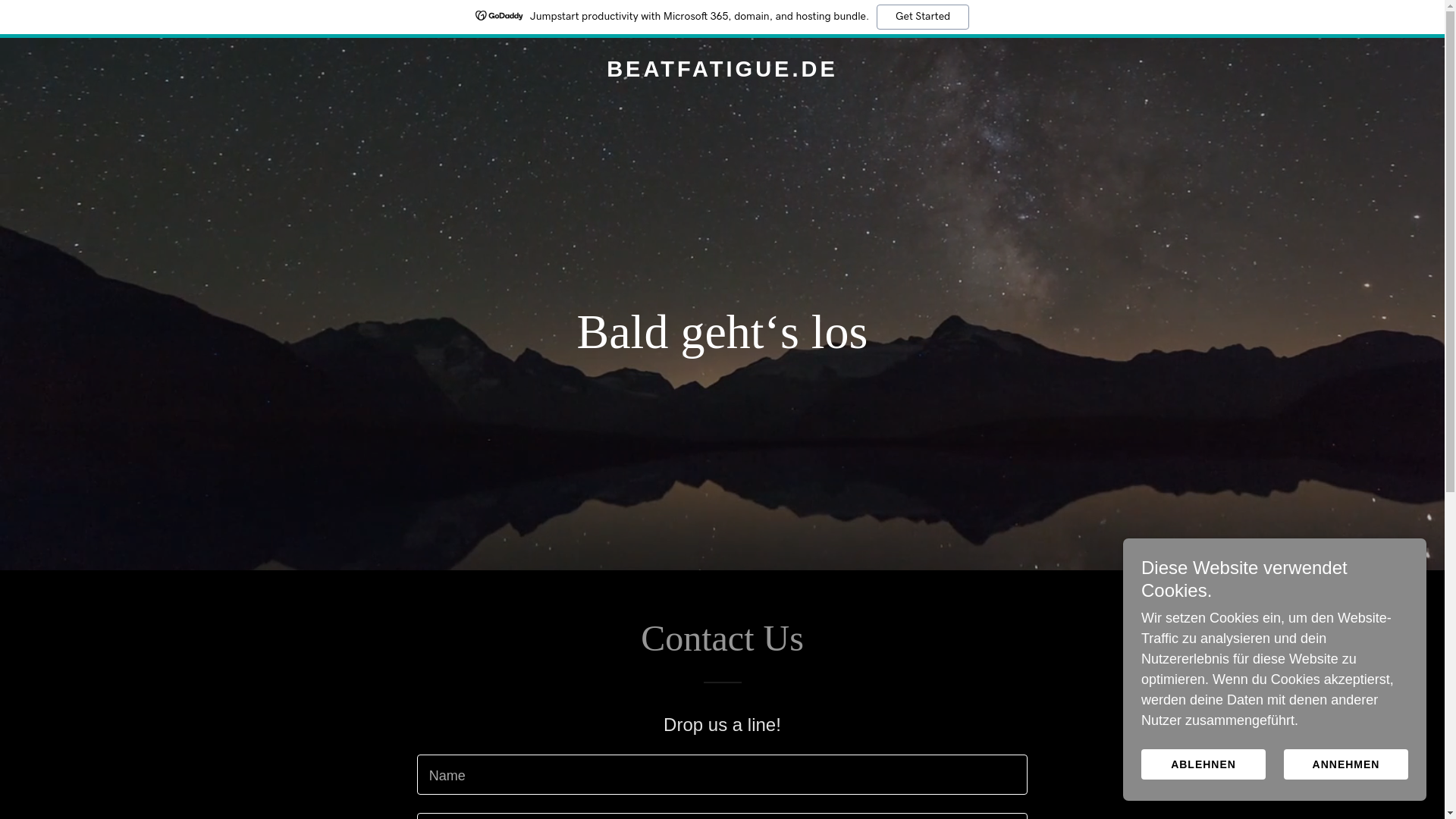 website screenshot of https://beatfatigue.de/