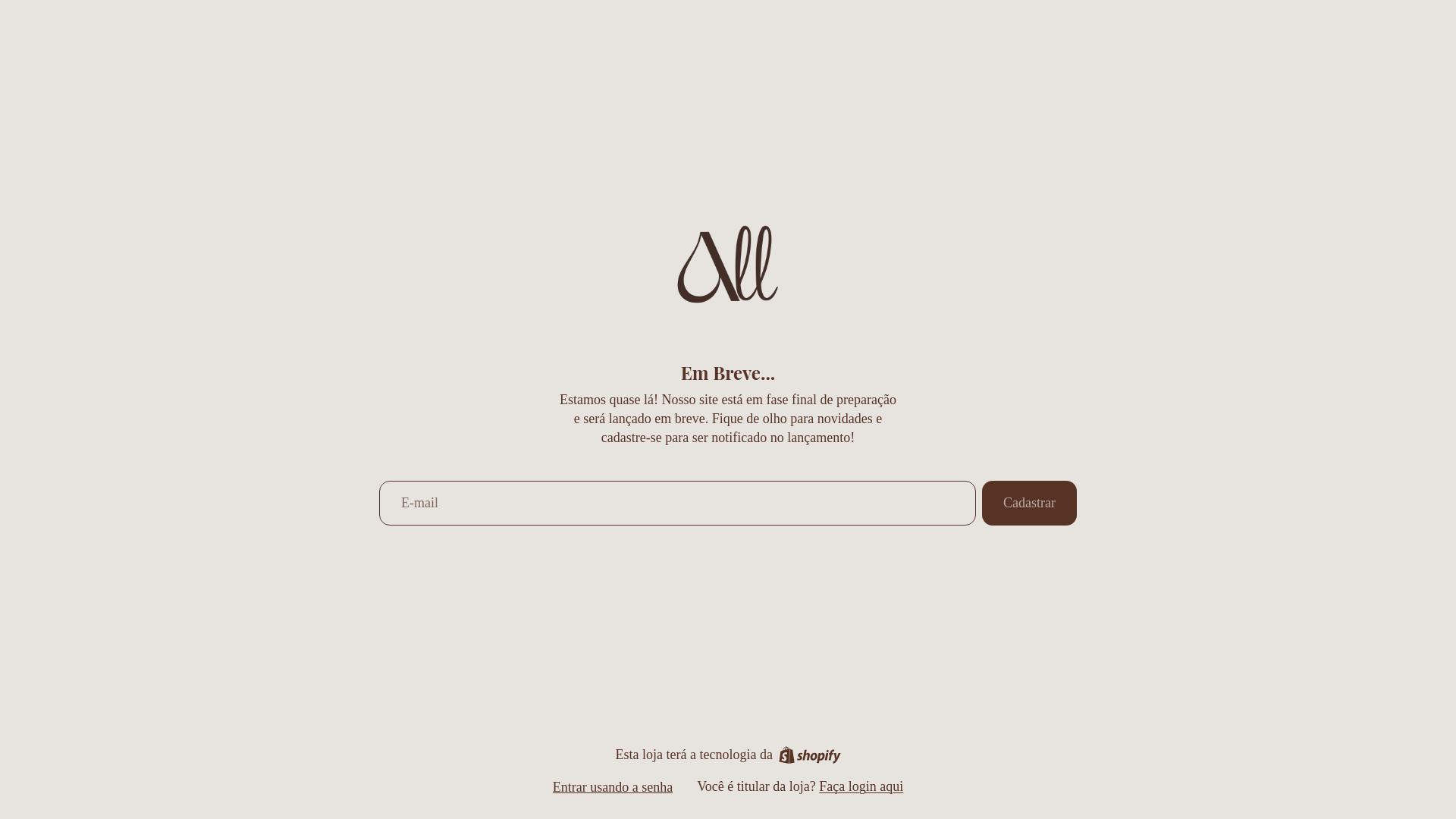 website screenshot of https://allhairbrasil.com.br/