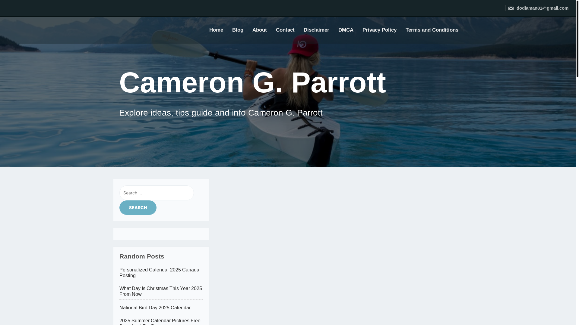website screenshot of https://camerongparrott.pages.dev/