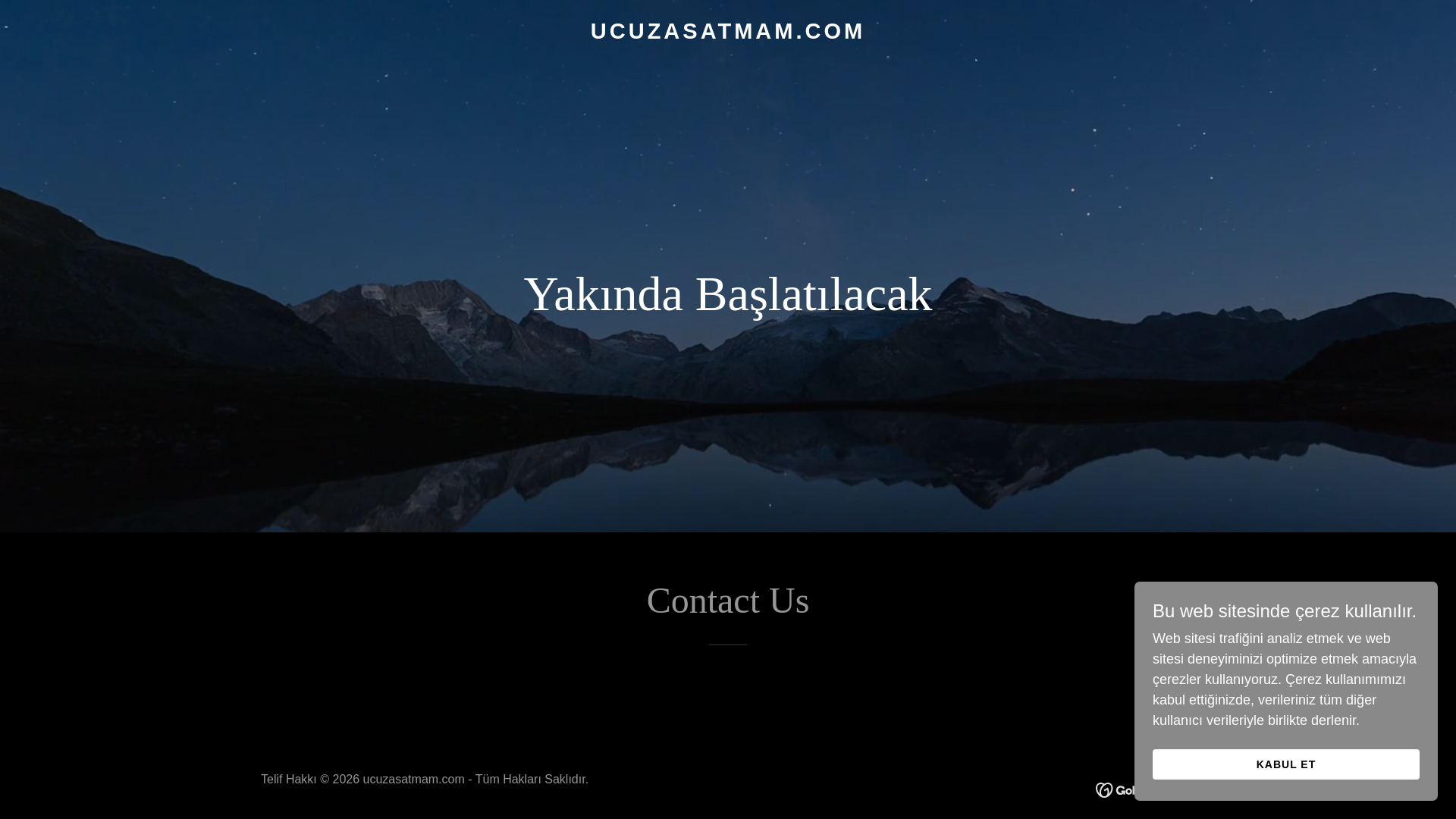 website screenshot of https://ucuzasatmam.com/