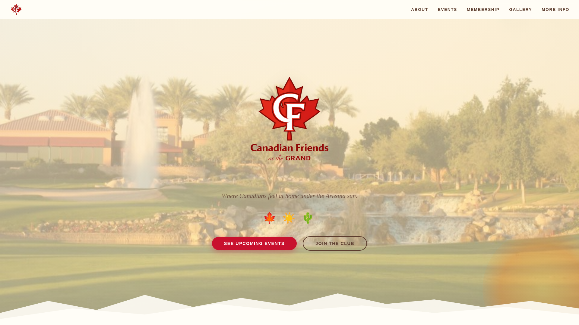 website screenshot of https://canadianfriends.org/