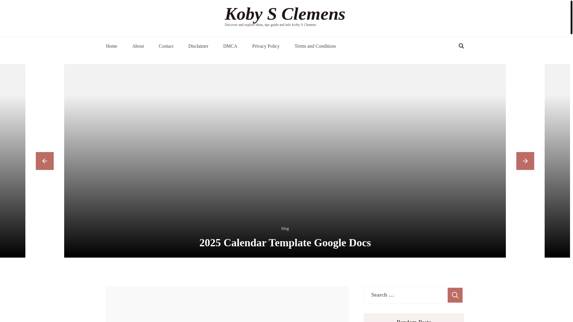 website screenshot of https://kobysclemens.pages.dev/