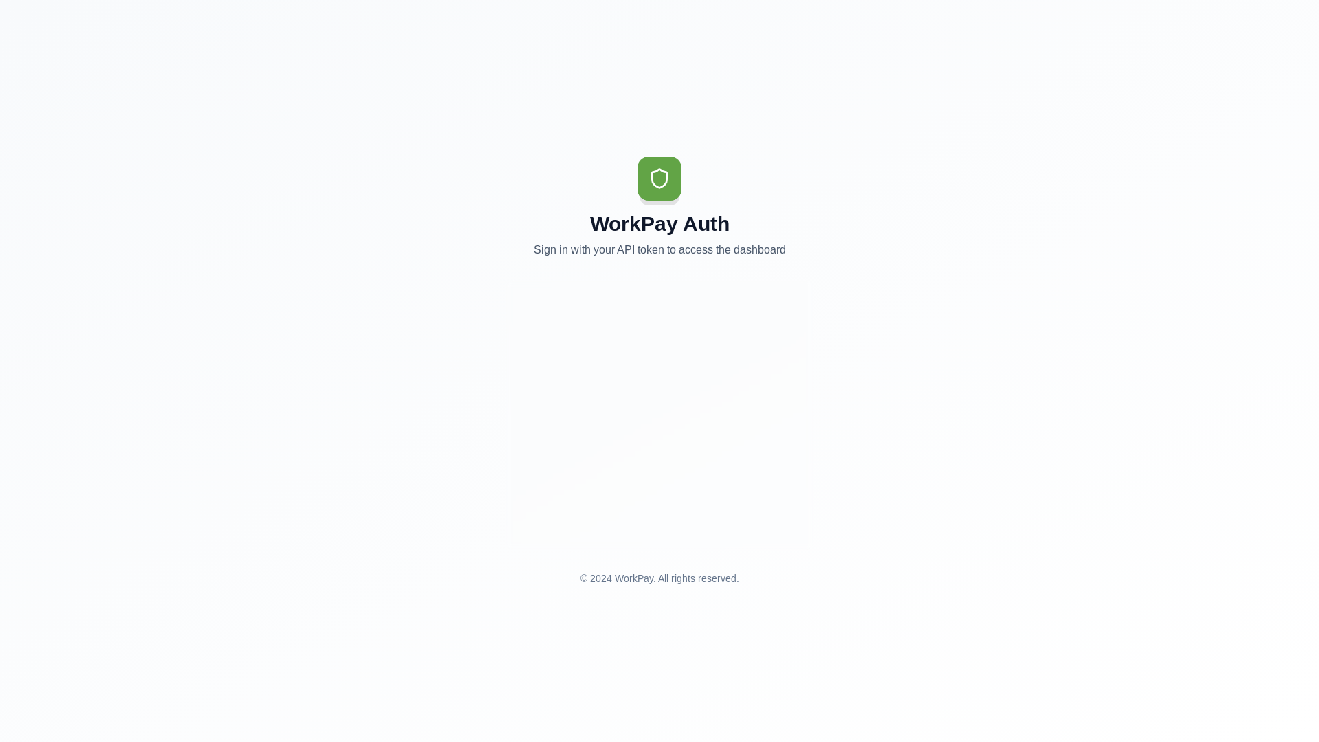website screenshot of https://workpay-auth-admin-dashboard-ui-staging.pages.dev/