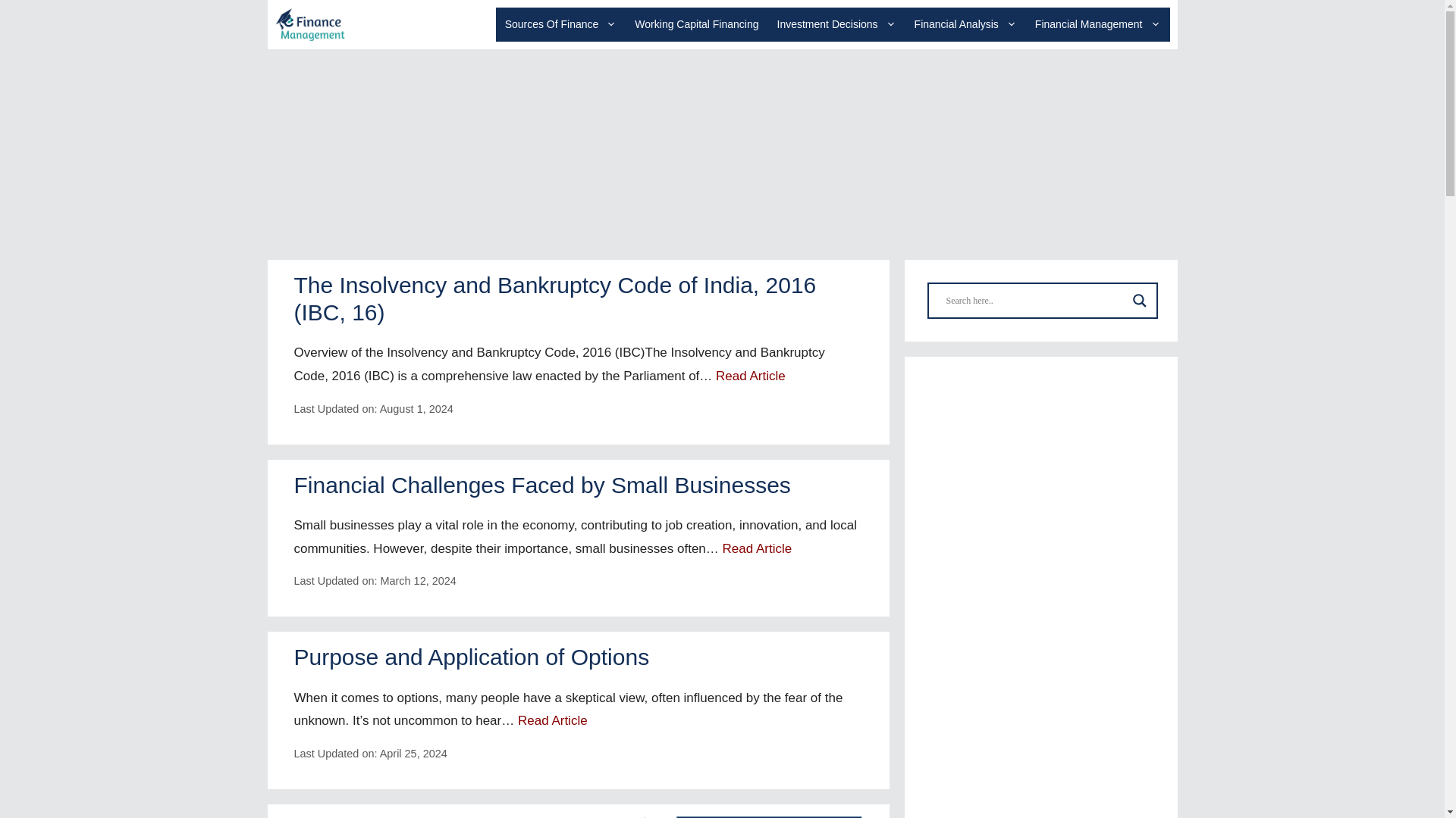 website screenshot of https://efinancemanagement.com/