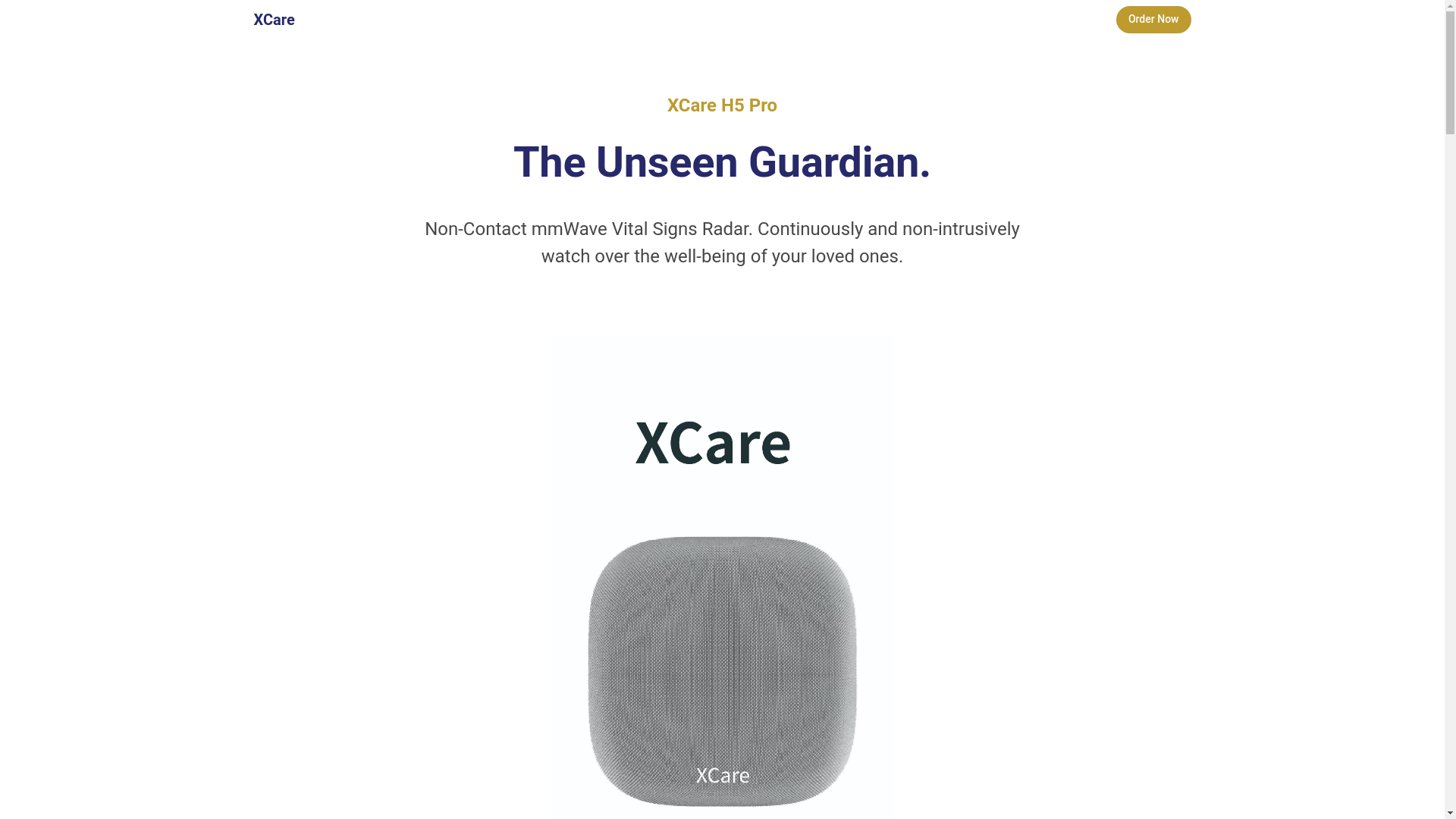 website screenshot of https://xcare-xjera.com/