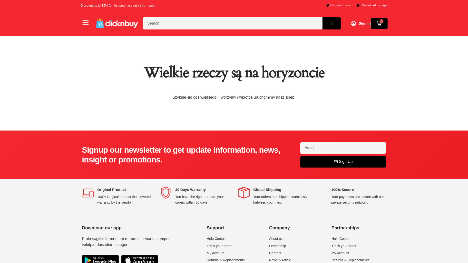 website screenshot of https://firefactory.com.pl/