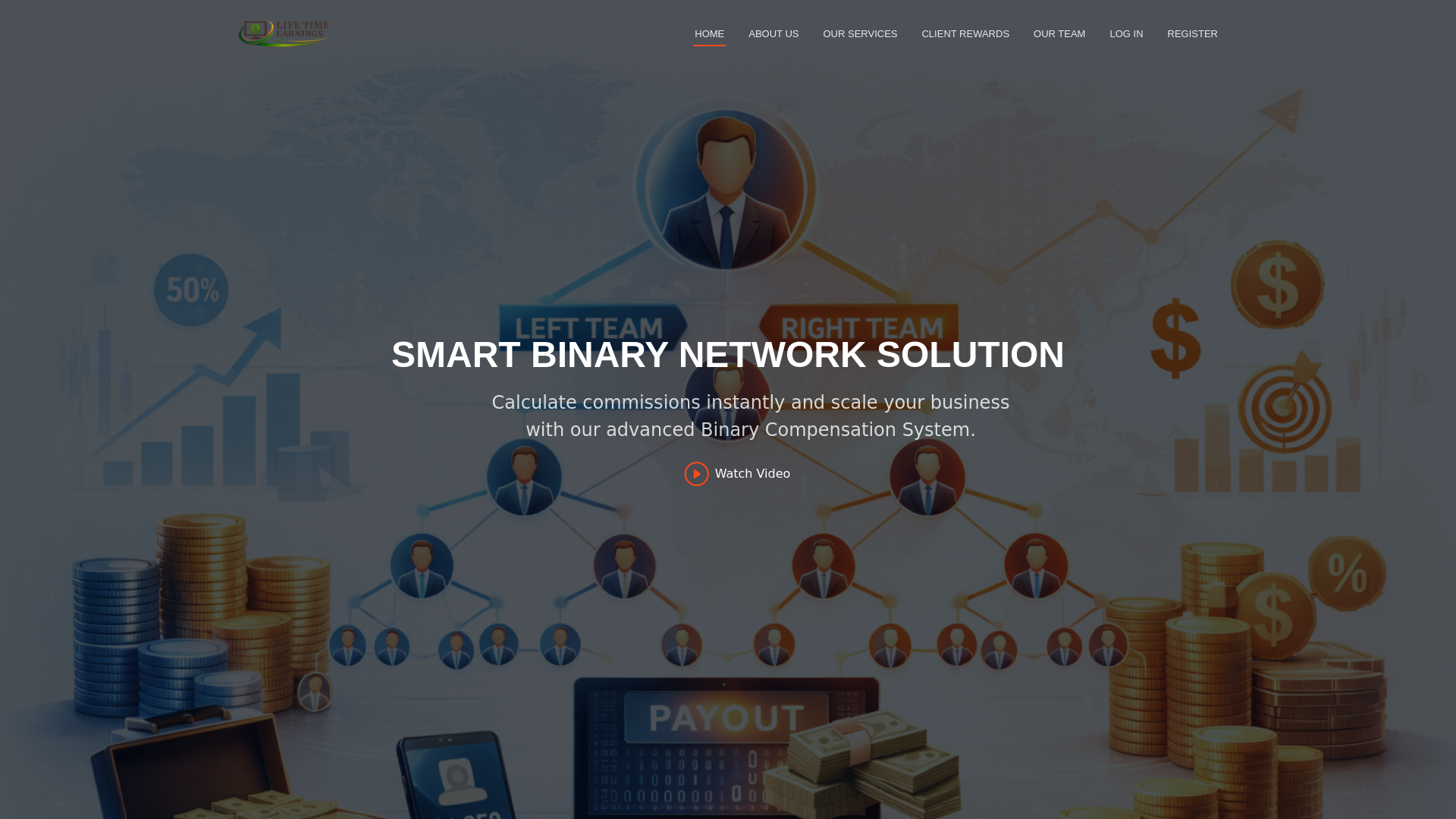 website screenshot of https://lifetimeearningss.com