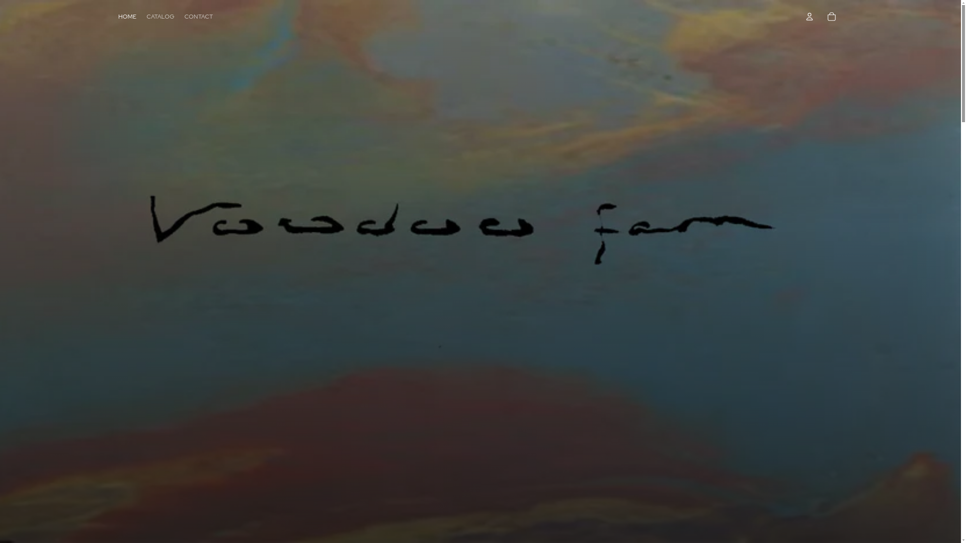website screenshot of https://thevoodoofarm.com/