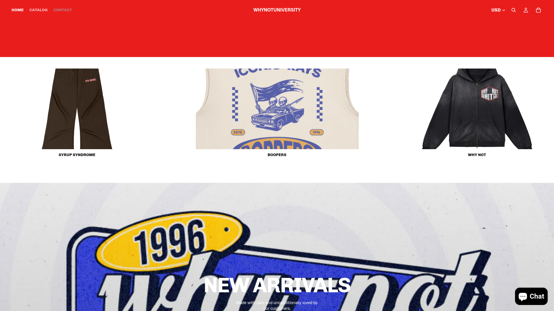 website screenshot of https://whynotuniveristy.online/