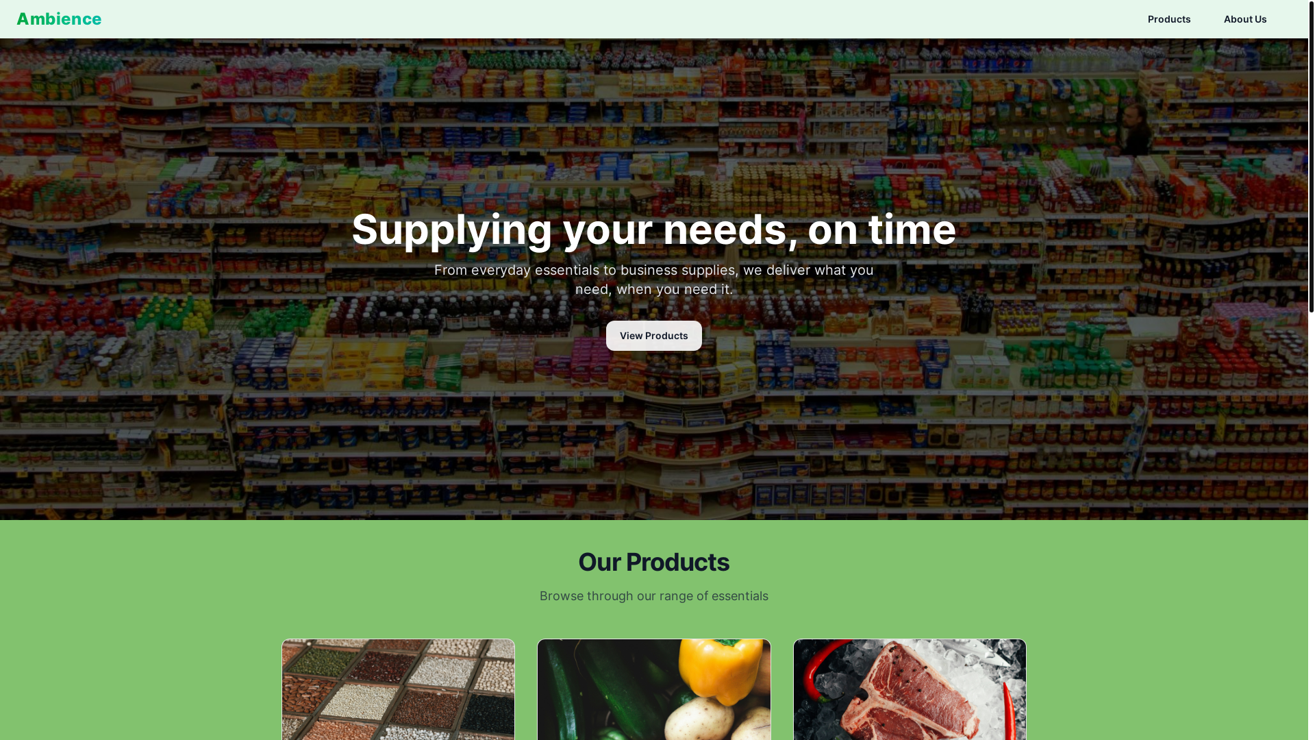 website screenshot of https://ambience-93v.pages.dev/