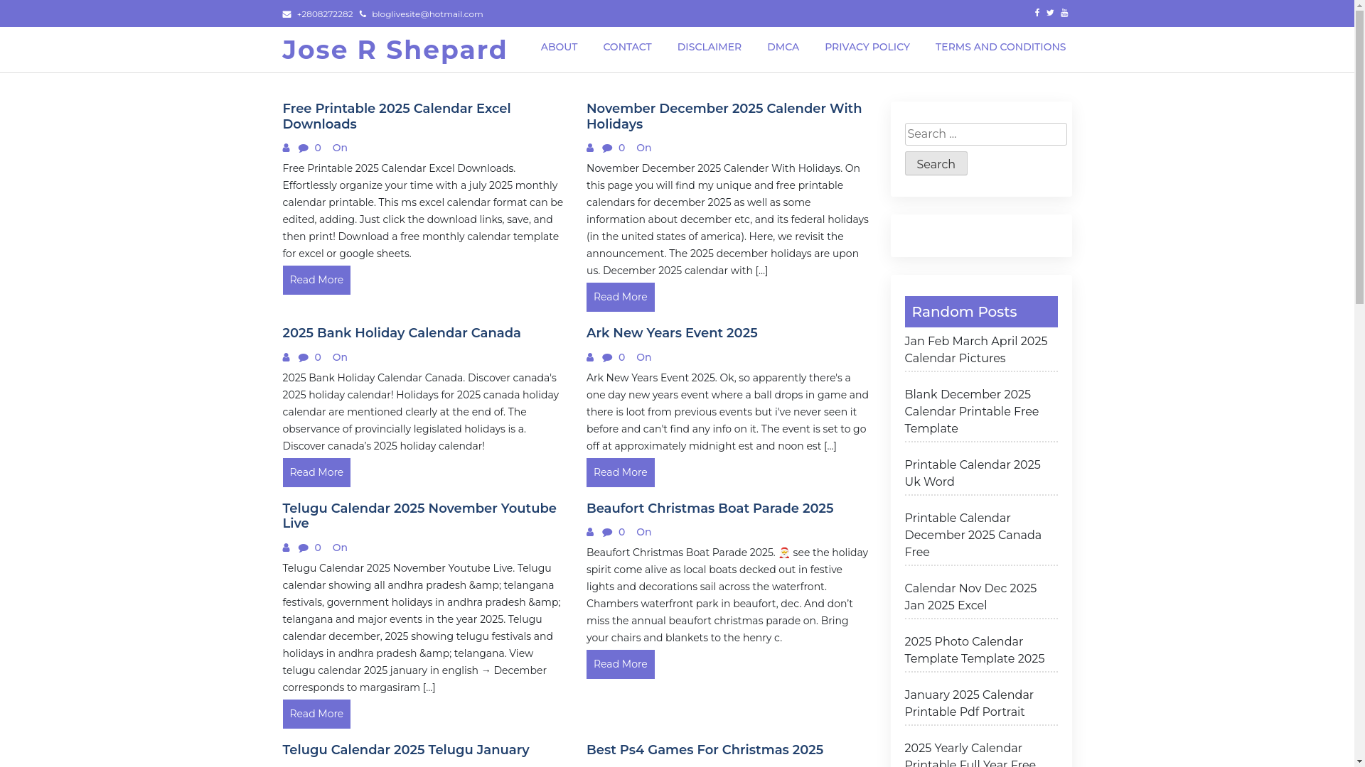 website screenshot of https://josershepardw.pages.dev/