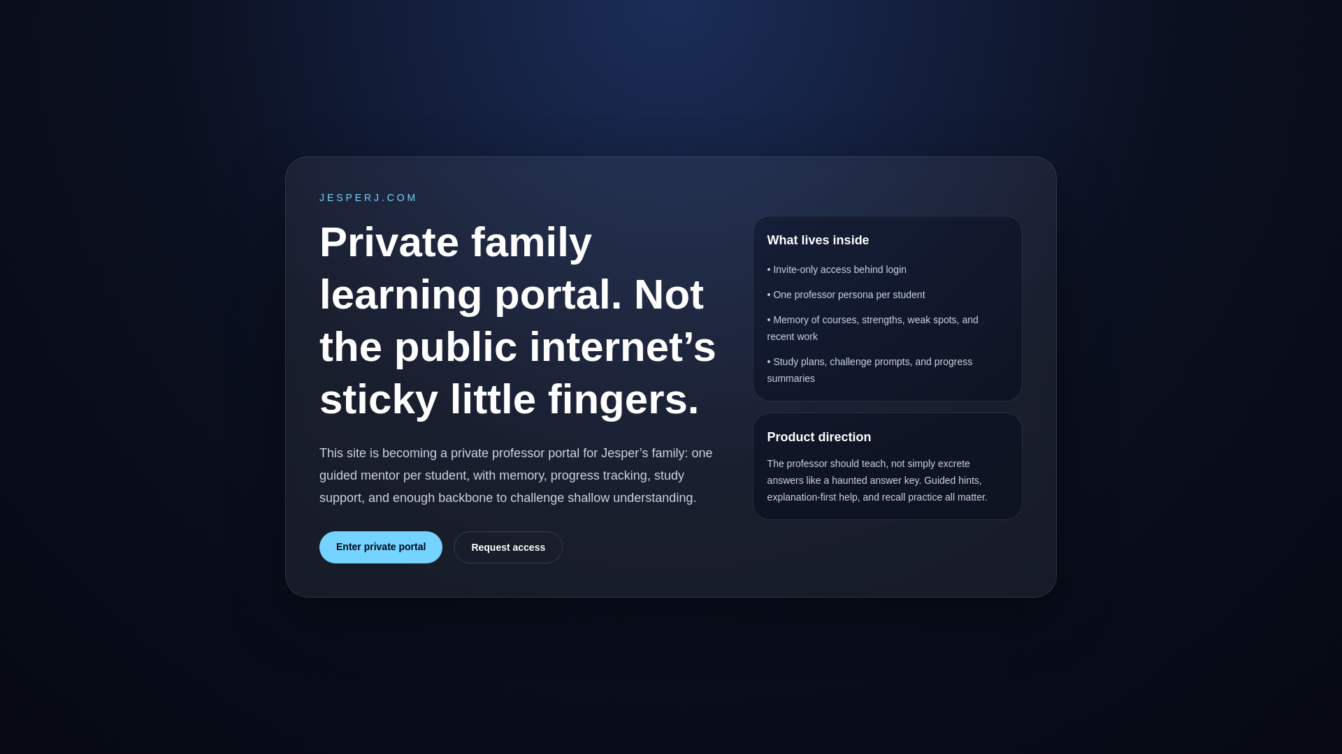 website screenshot of https://jesperj.com