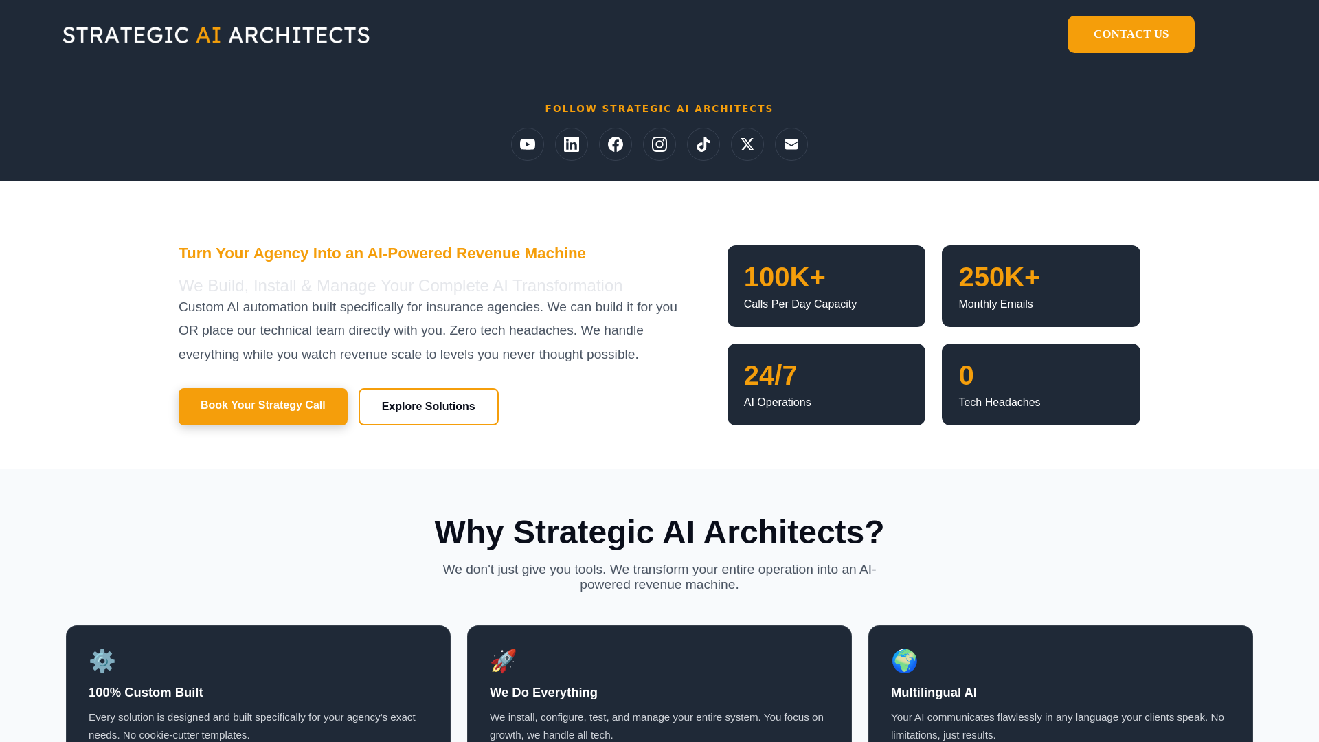 website screenshot of https://strategicaiconnect.com/