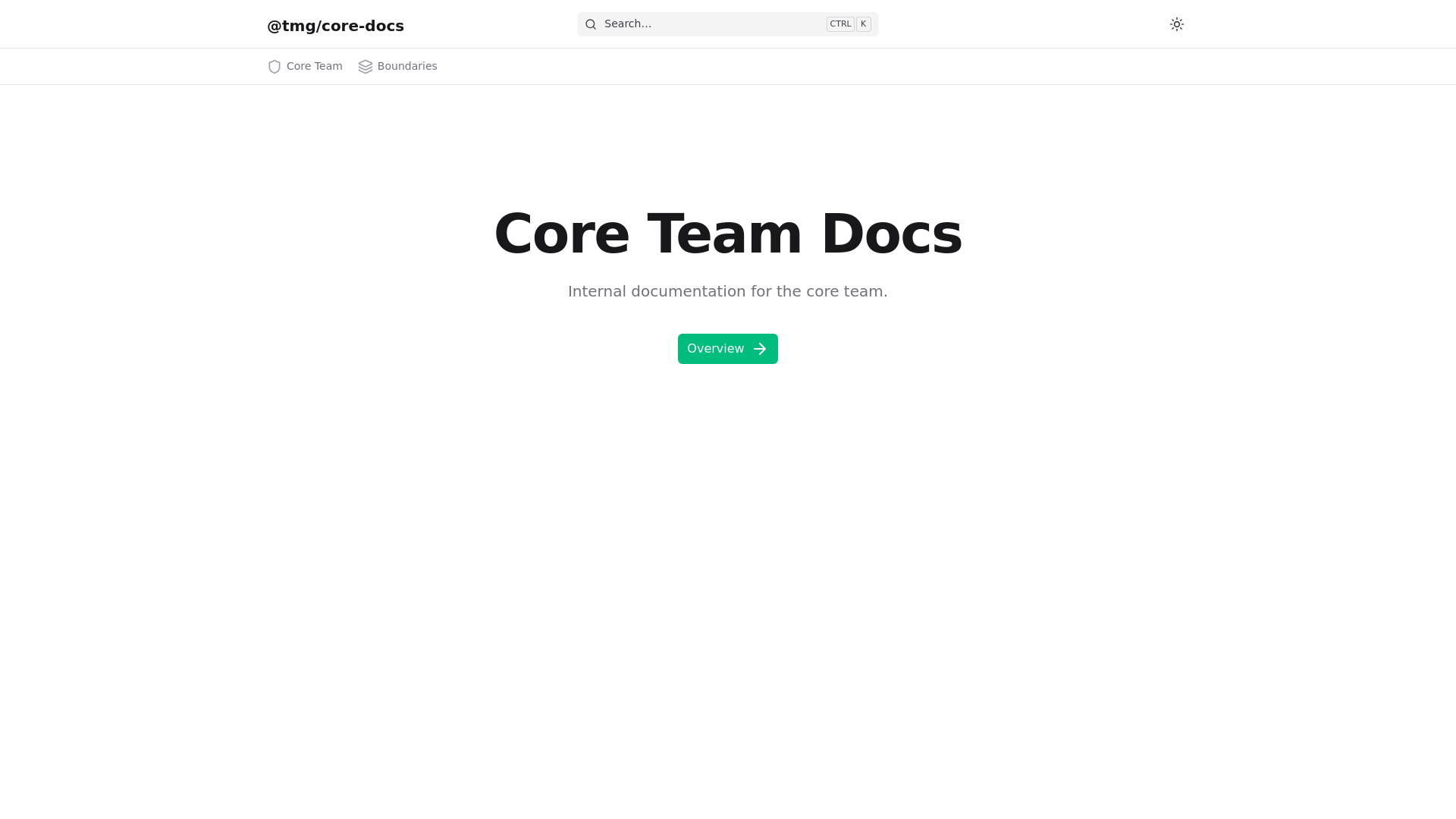 website screenshot of https://core-docs.pages.dev/