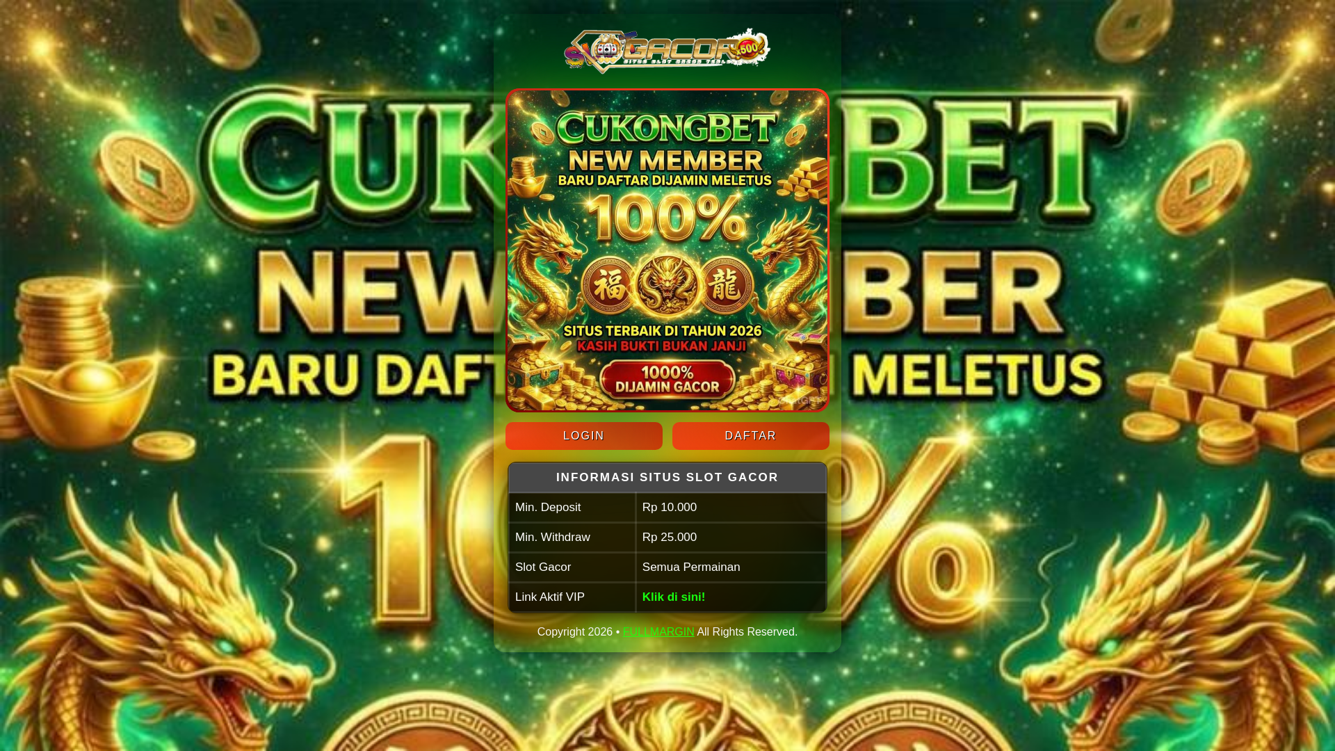 website screenshot of https://juara71.pages.dev/